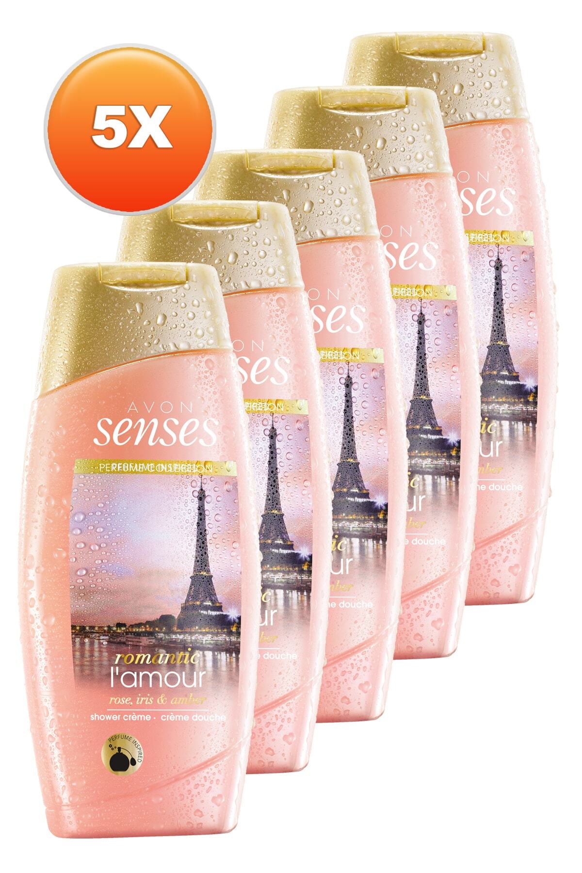 AVON Romantic I'amour Kremsi Duş Jeli 250 ml - 5'li Set 5050000106917