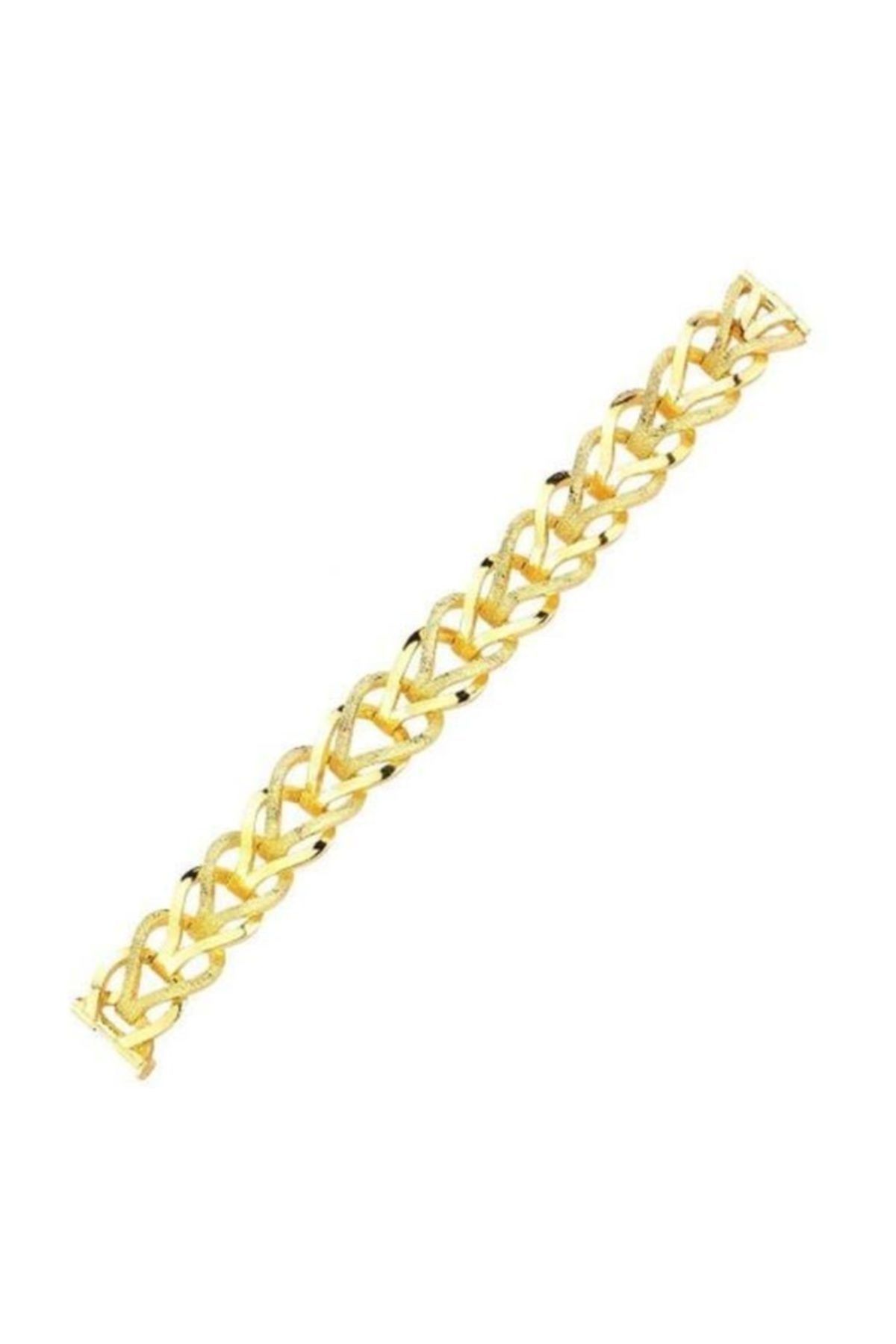 BİLEZİKHANE Bileklik Kalp Rose 39,90 Gram 22 Ayar Altın