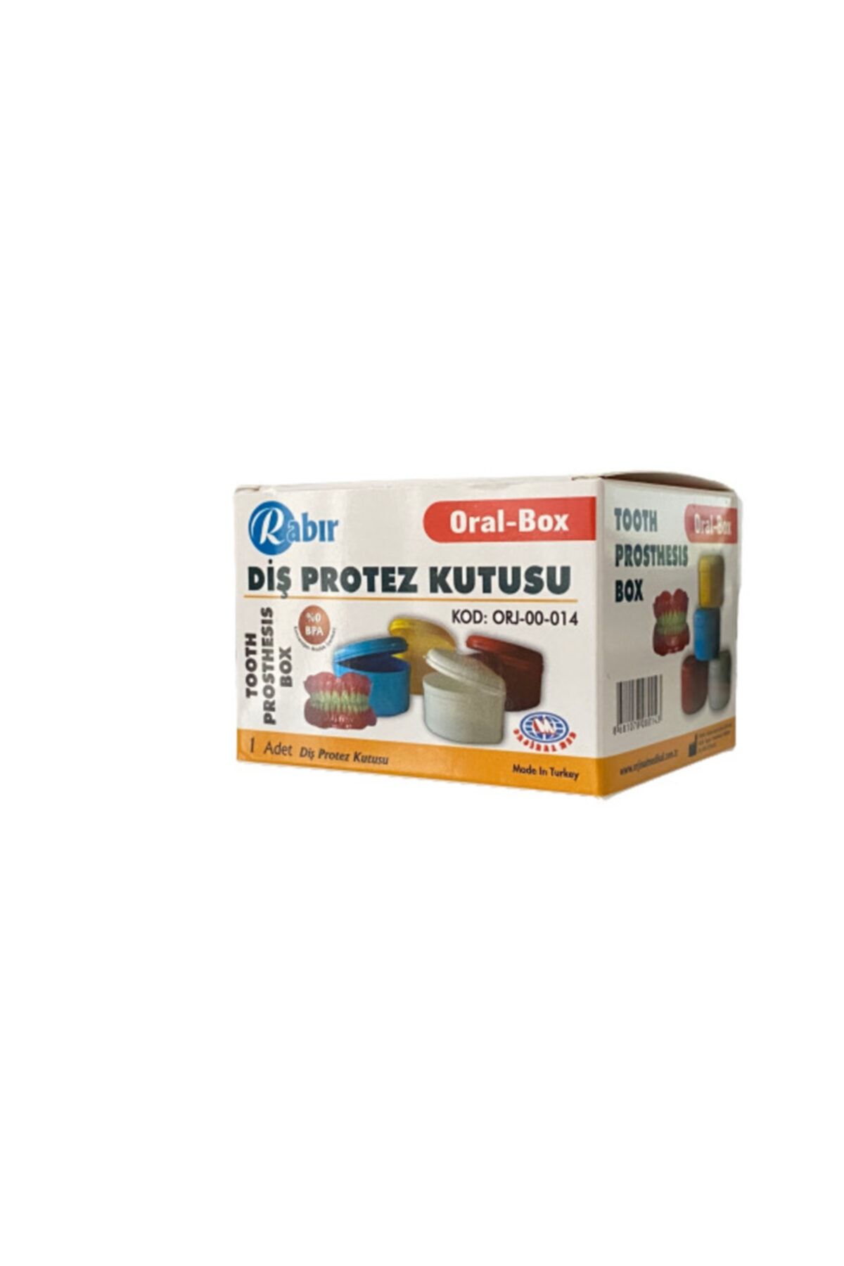 RABIR Diş Protez Kutusu Oral-box 1 Adet