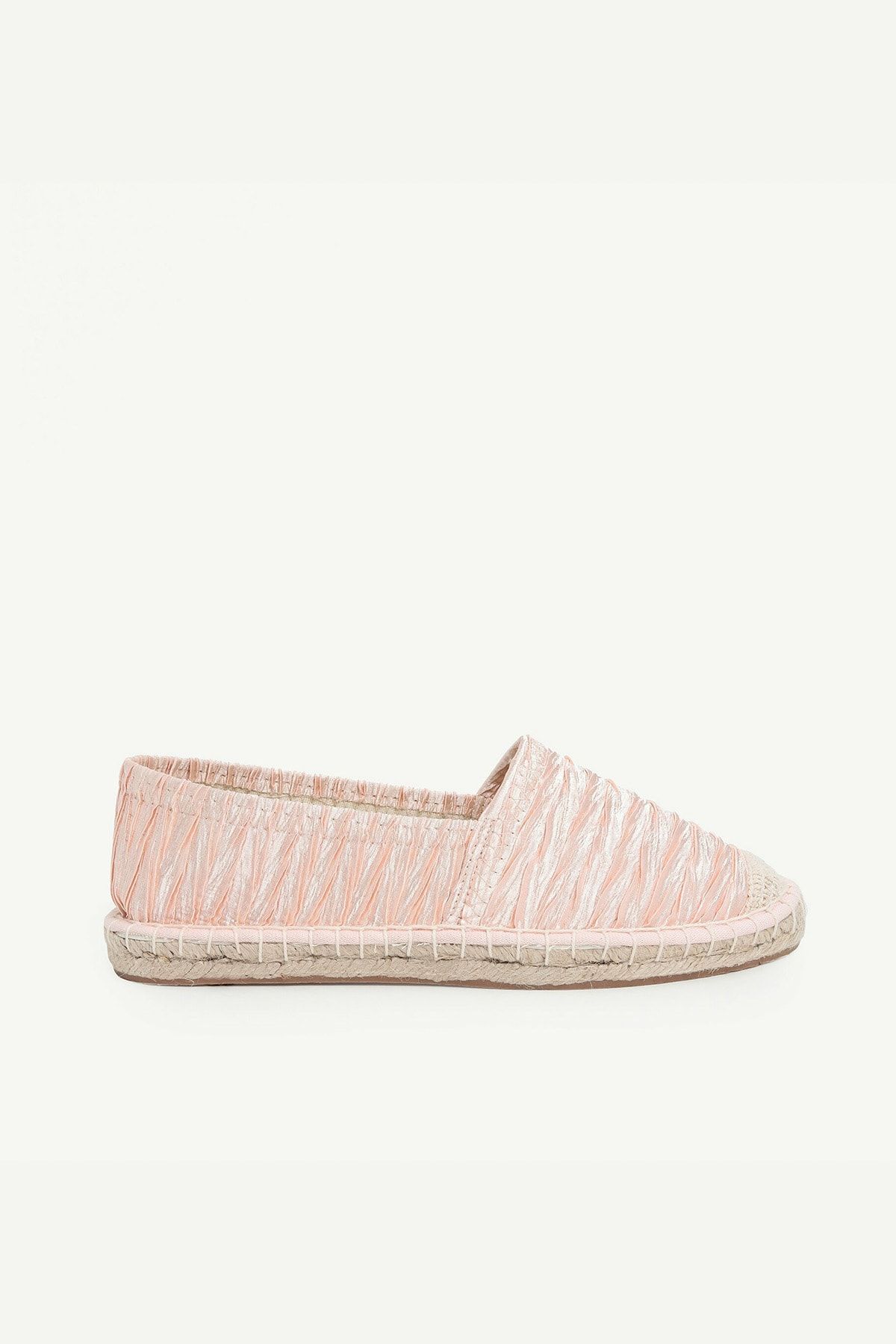 Yargıcı Kadın Pudra Kumaş Espadril 0YKAY4026X
