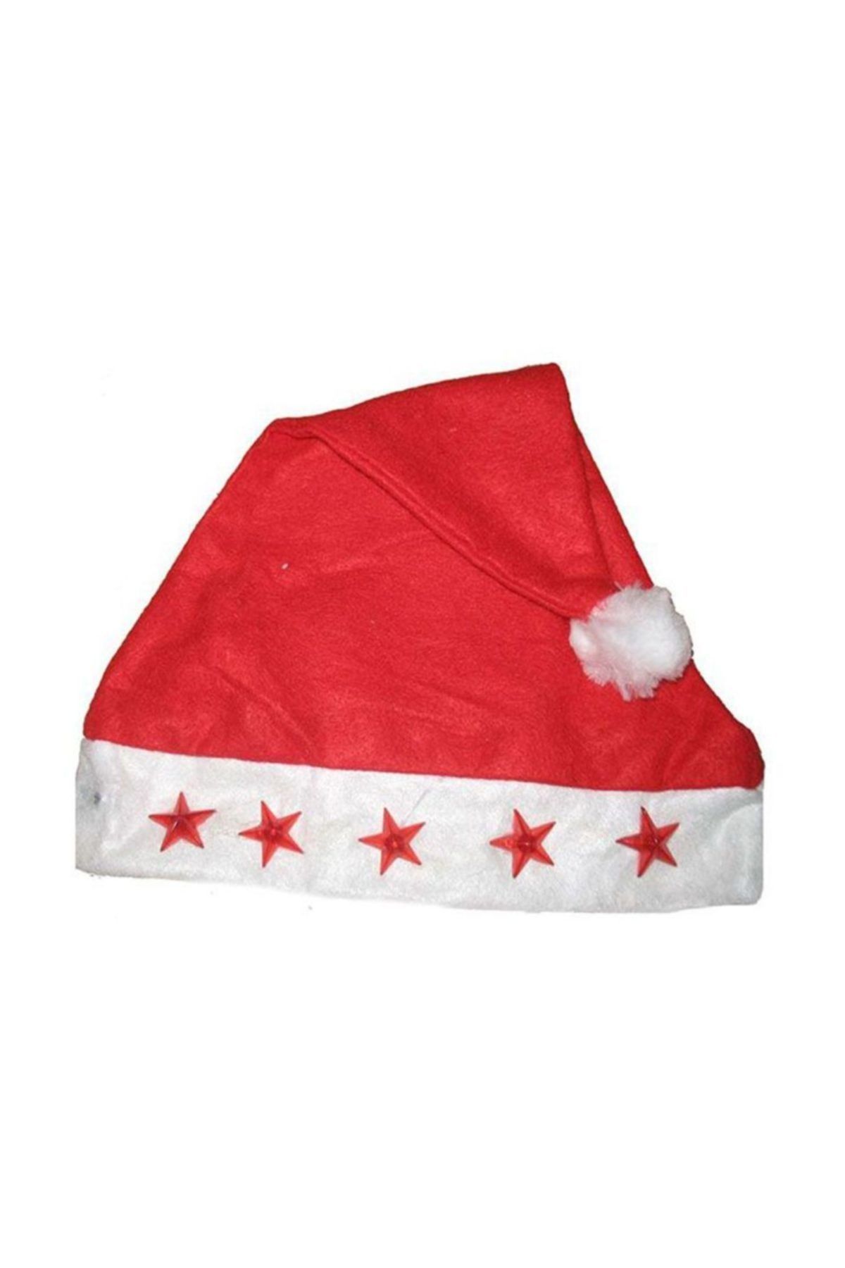 Pandoli Yıldız Işıklı Noel Baba Şapkası