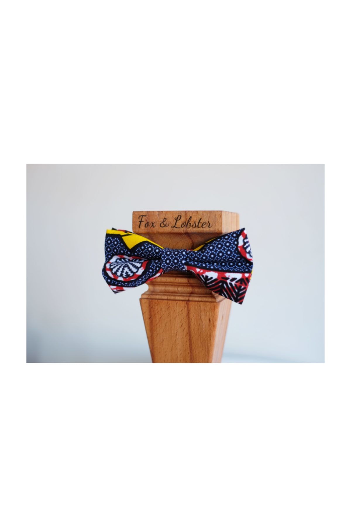 Fox & Lobster Nairobi Afrika Kumaşı Premium El Yapımı Papyon