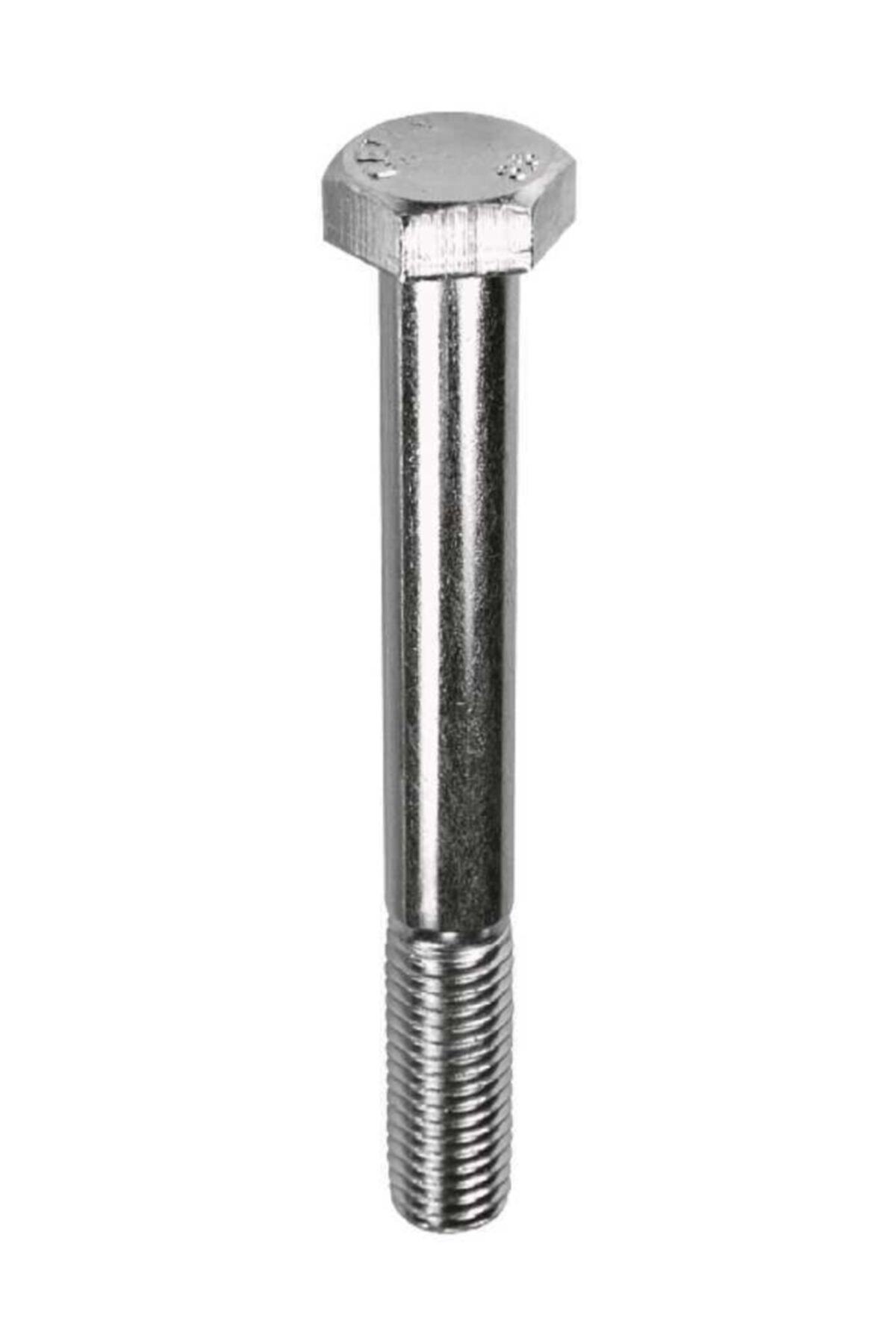 Çetin M22x110 Din 931 8.8 Kalite Akb Çelik Cıvata Beyaz 35 Adet
