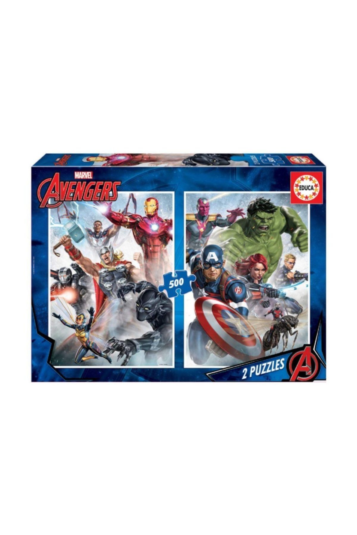 Educa Puzzle 2x500 Parça Marvel Mania Puzzle (educa 17994)
