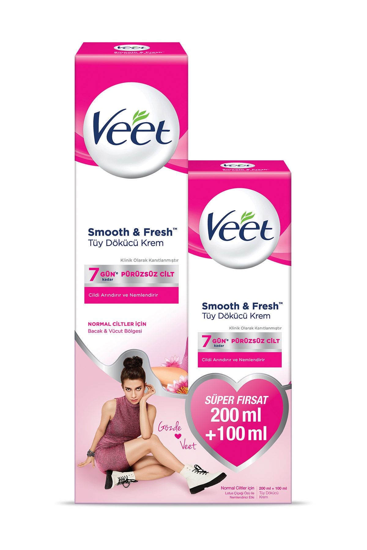 Veet Veet Tüy Dökücü Krem Normal Ciltler İçin 200+100 Ml