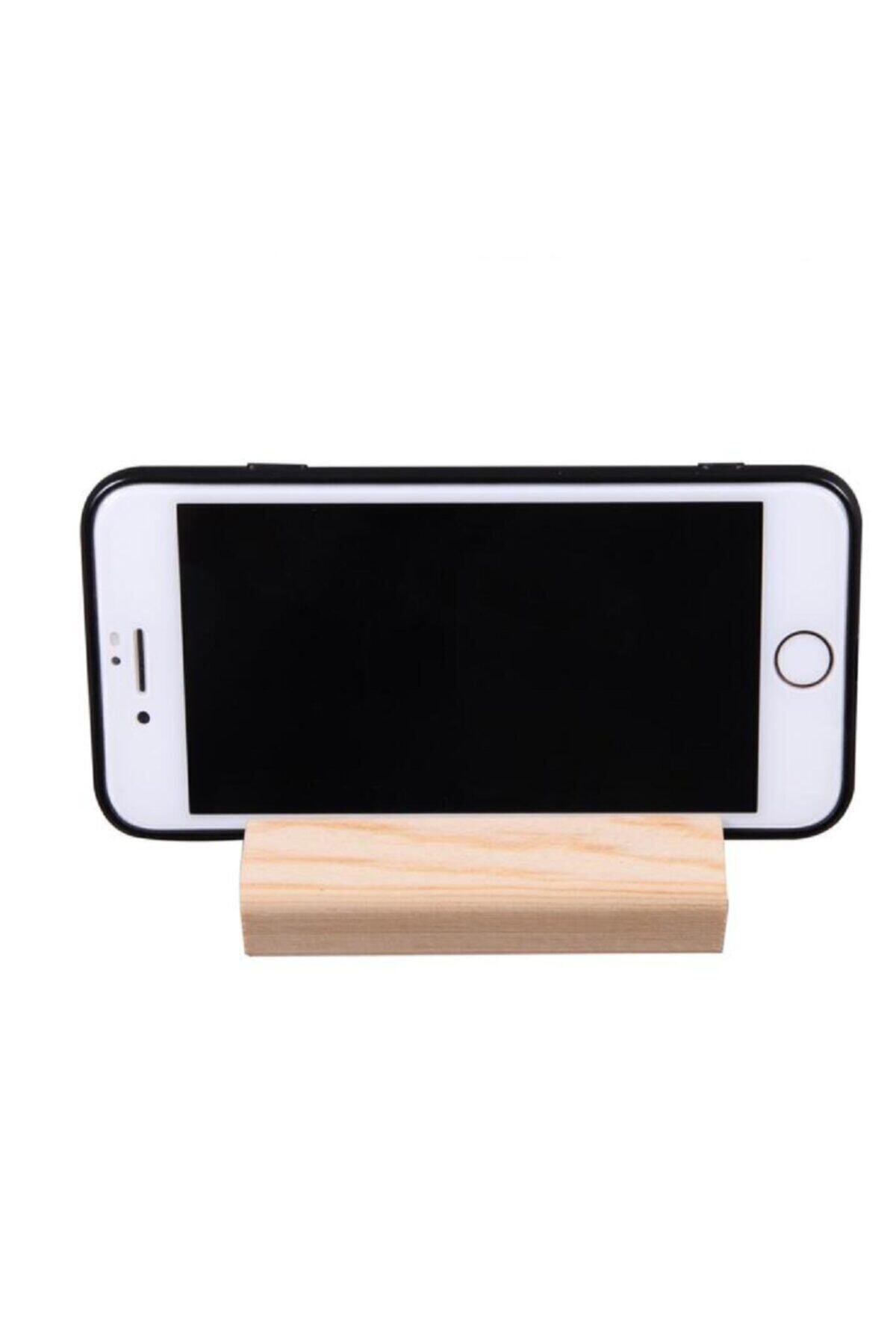Skygo Ahşap Cep Telefonu & Tablet Stand Natural Dizayn Her Model Uyumlu