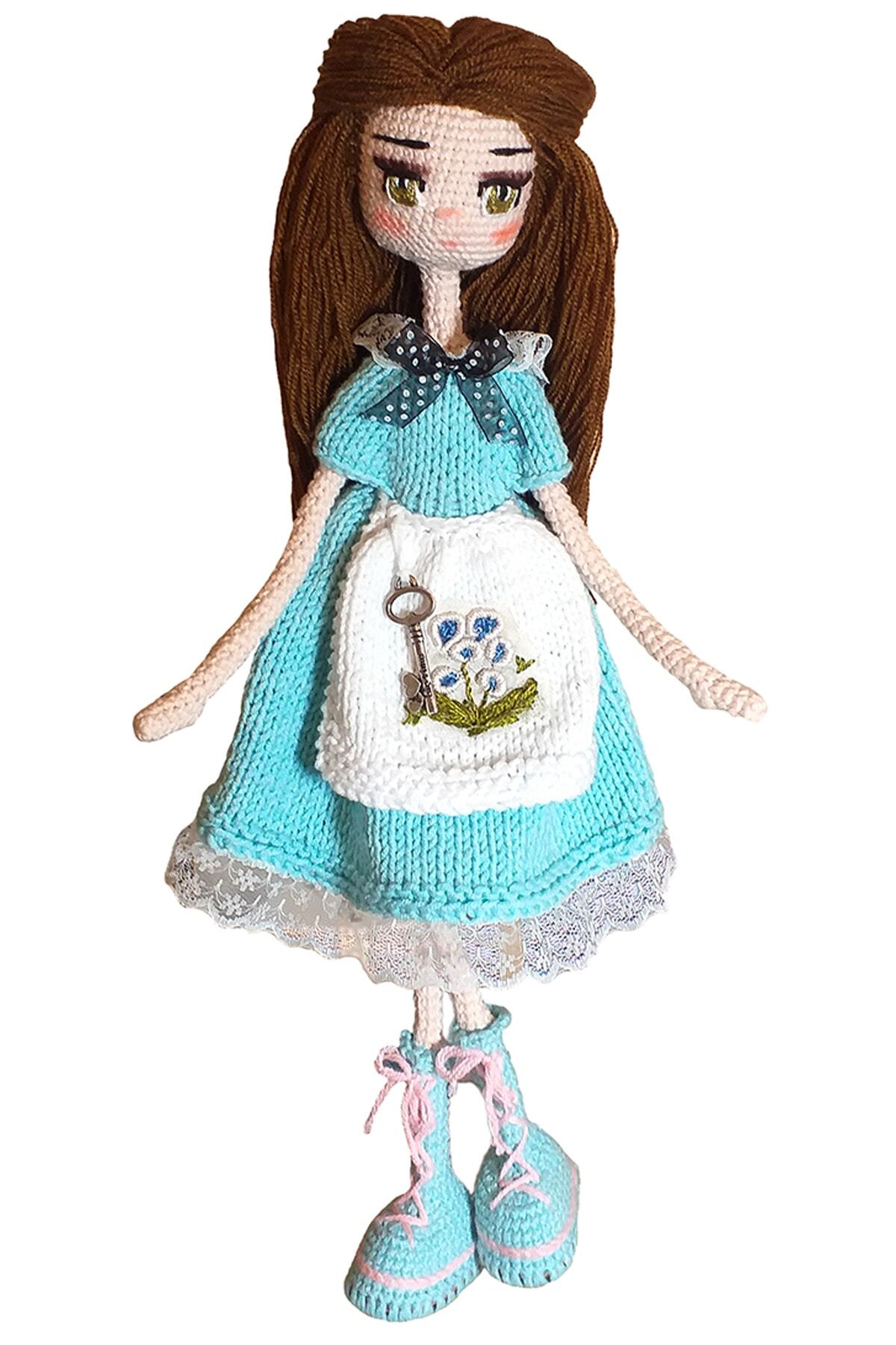Binbir Trend Binbir Baby Yeni Titiz Miti Amigurumi Oyuncak Kız Bebek-37cm