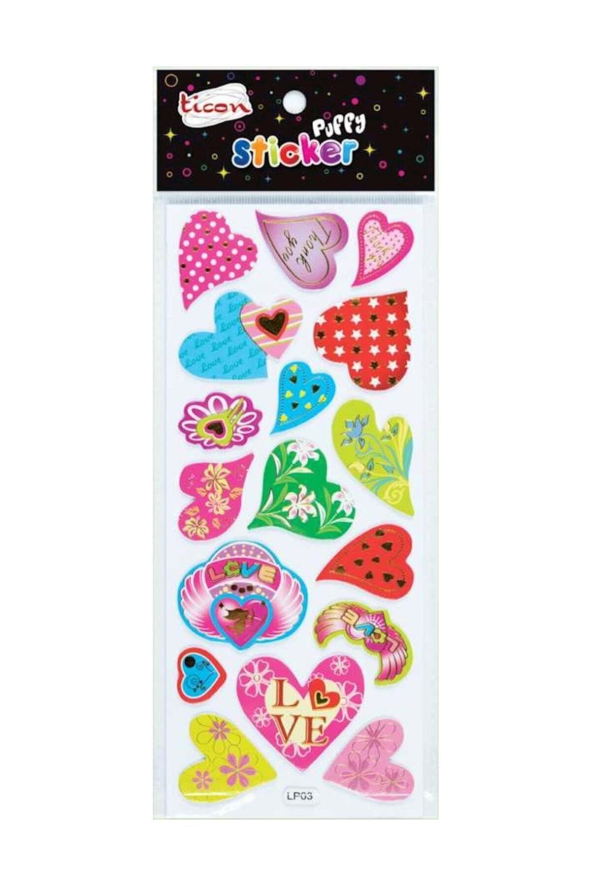 Ticon 2’li Sticker Puffy 138054 (KABARTMALI) Tps-17