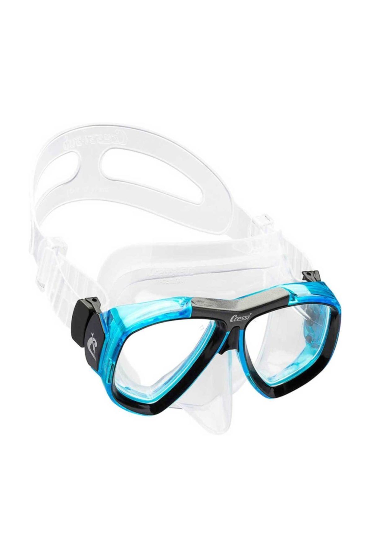 Cressi Focus Dalış Maskesi Clear-aquamarıne