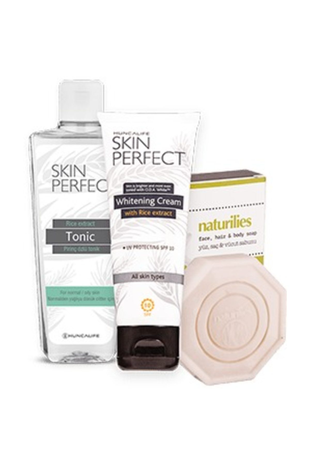 Huncalife Naturilies Pirinç Kremi + Tonik + Sabun