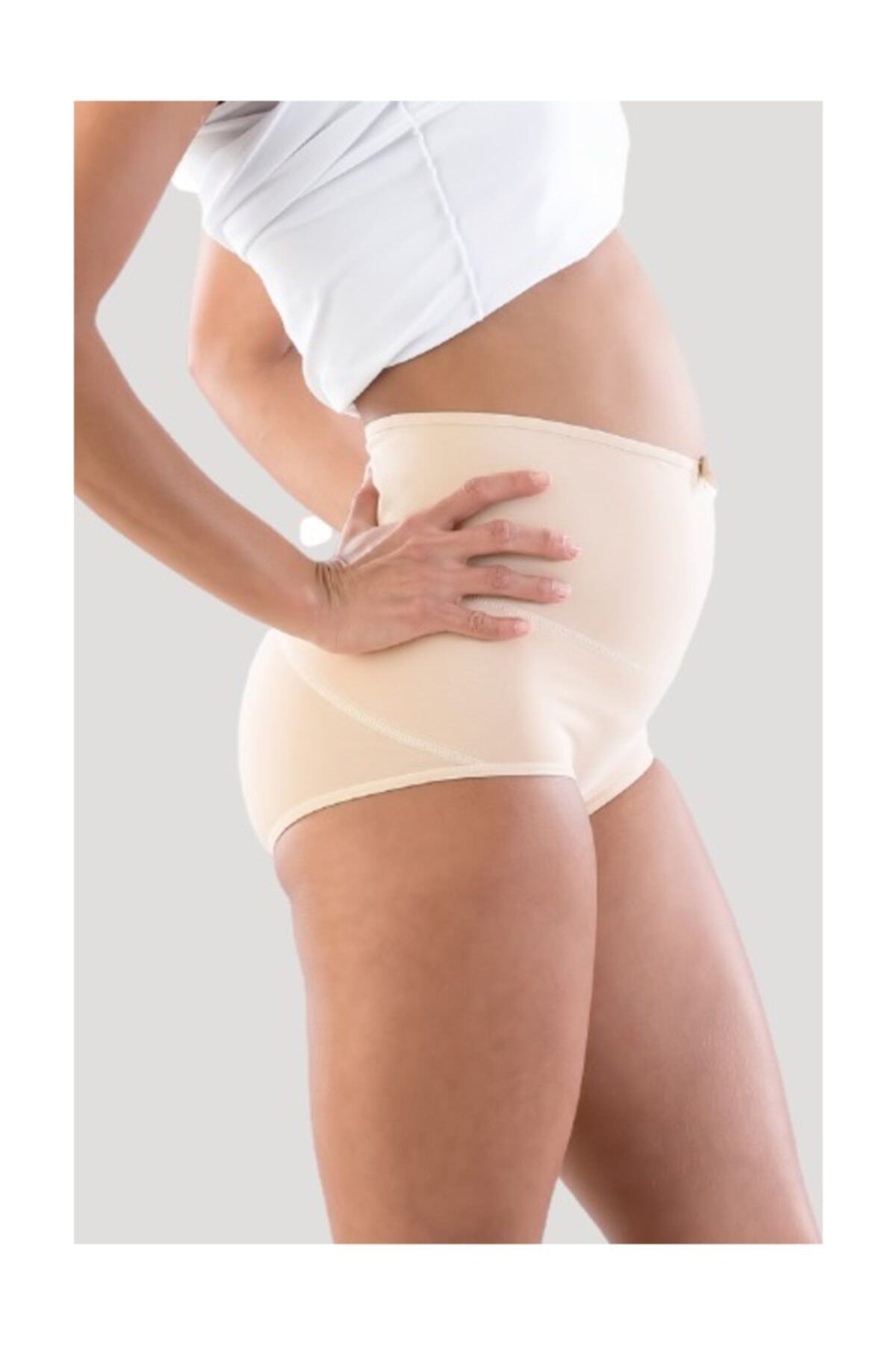 Emay Kadın Bel Destekli Pamuk Hamile Külot Ten 2810