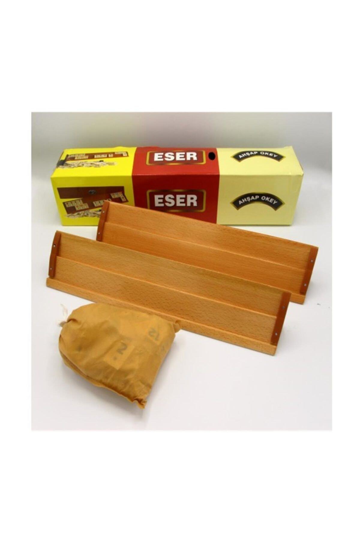 Star Pologift Eser Ahşap Kaplama Okey Takımı