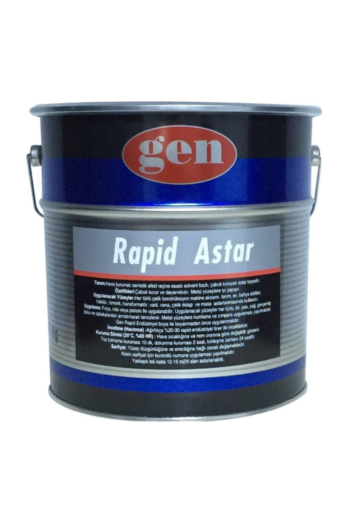 GEN BOYA Gen Rapid Endüstiyel Astar 3kg Gri