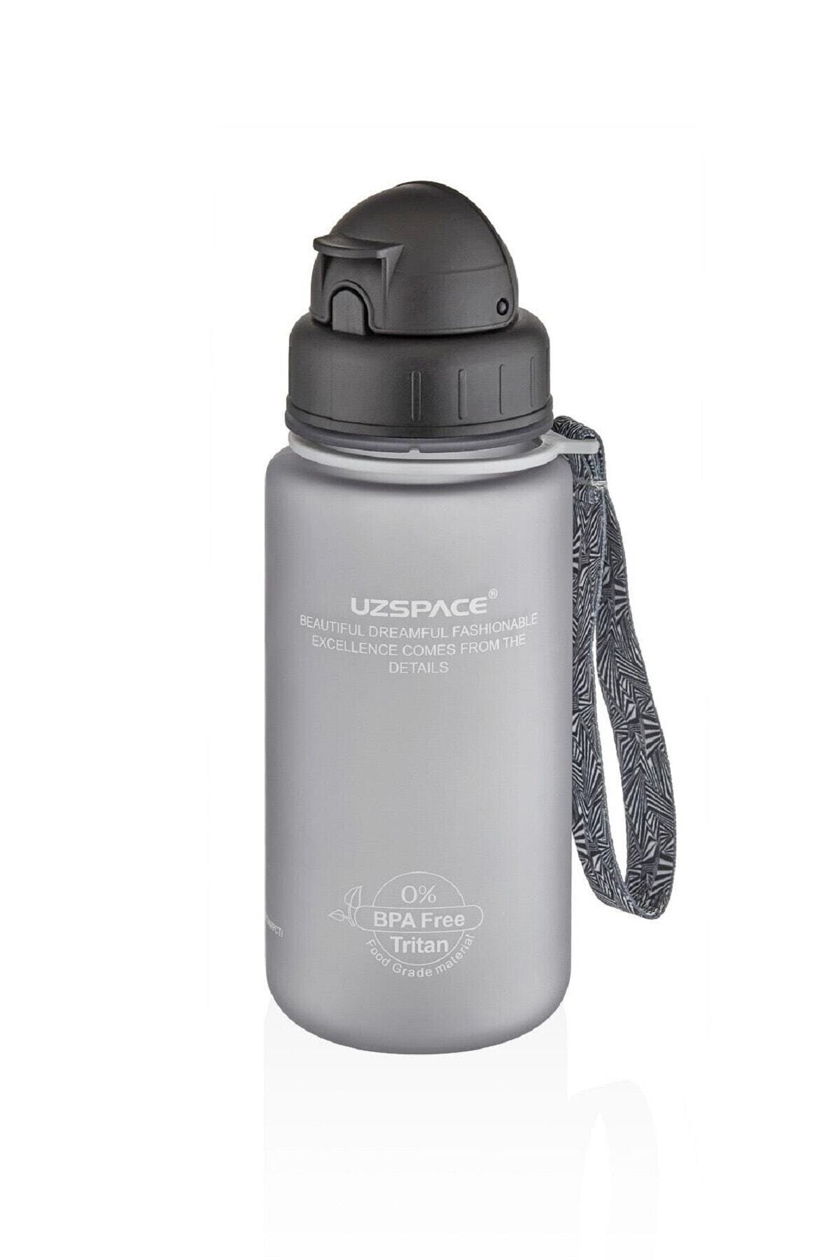 Uzspace Tritan 400 ml Matara Gri (3024)