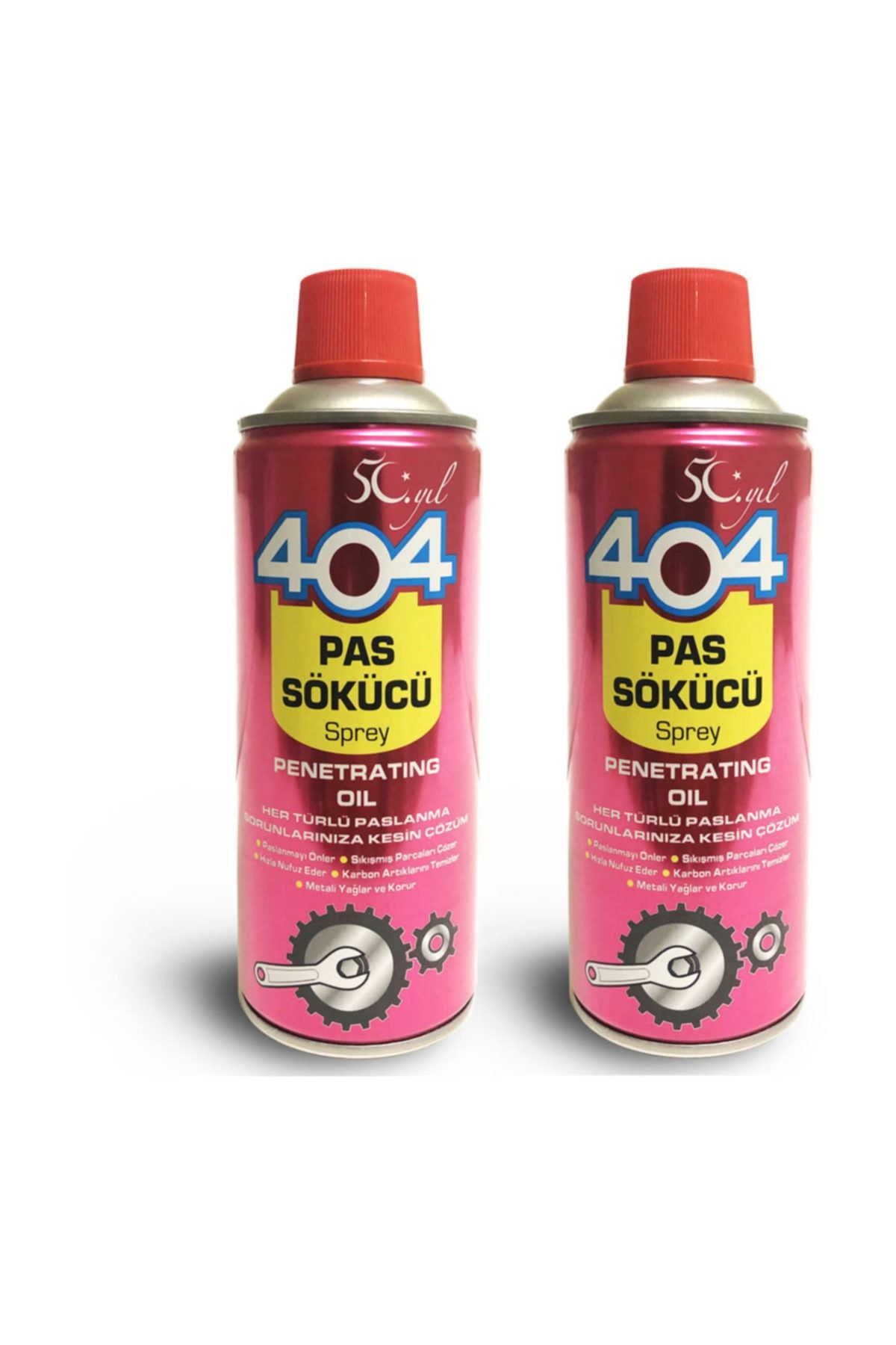 404 Kimya 404 Pas Sökücü Sprey 400 Ml. 2 Adet