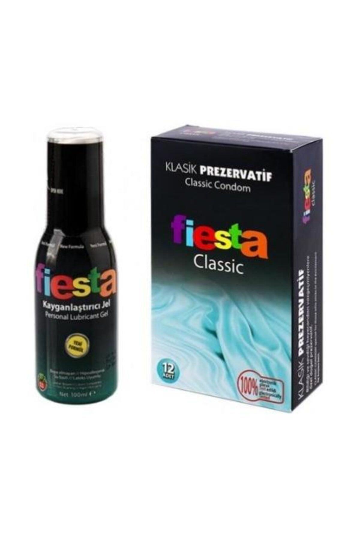 Fiesta Klasik Prezervatif + Kayganlaştırıcı Klasik Jel