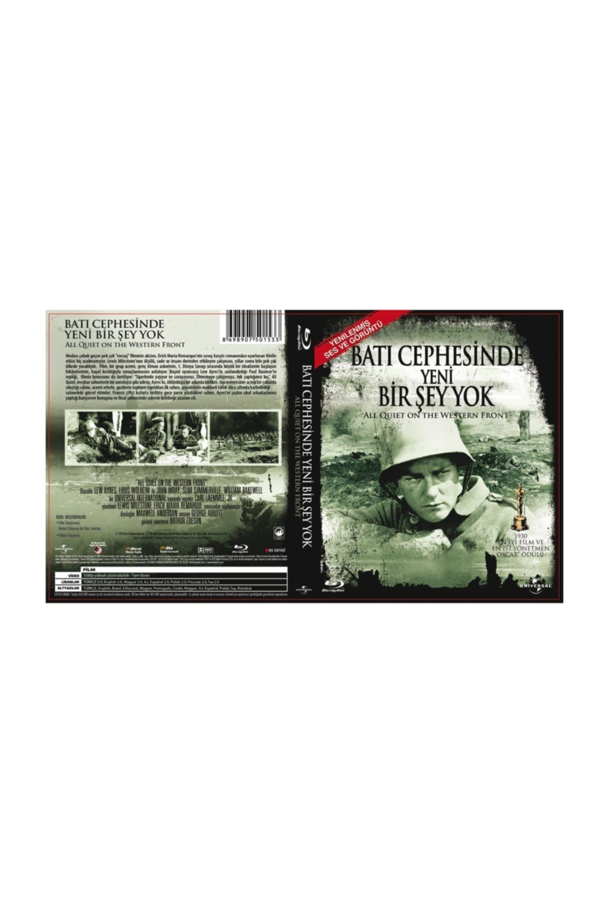 plakmarketi Blu Ray - Batı Cephesinde Yeni Bir Şey Yok - All Quiet On The Western Front