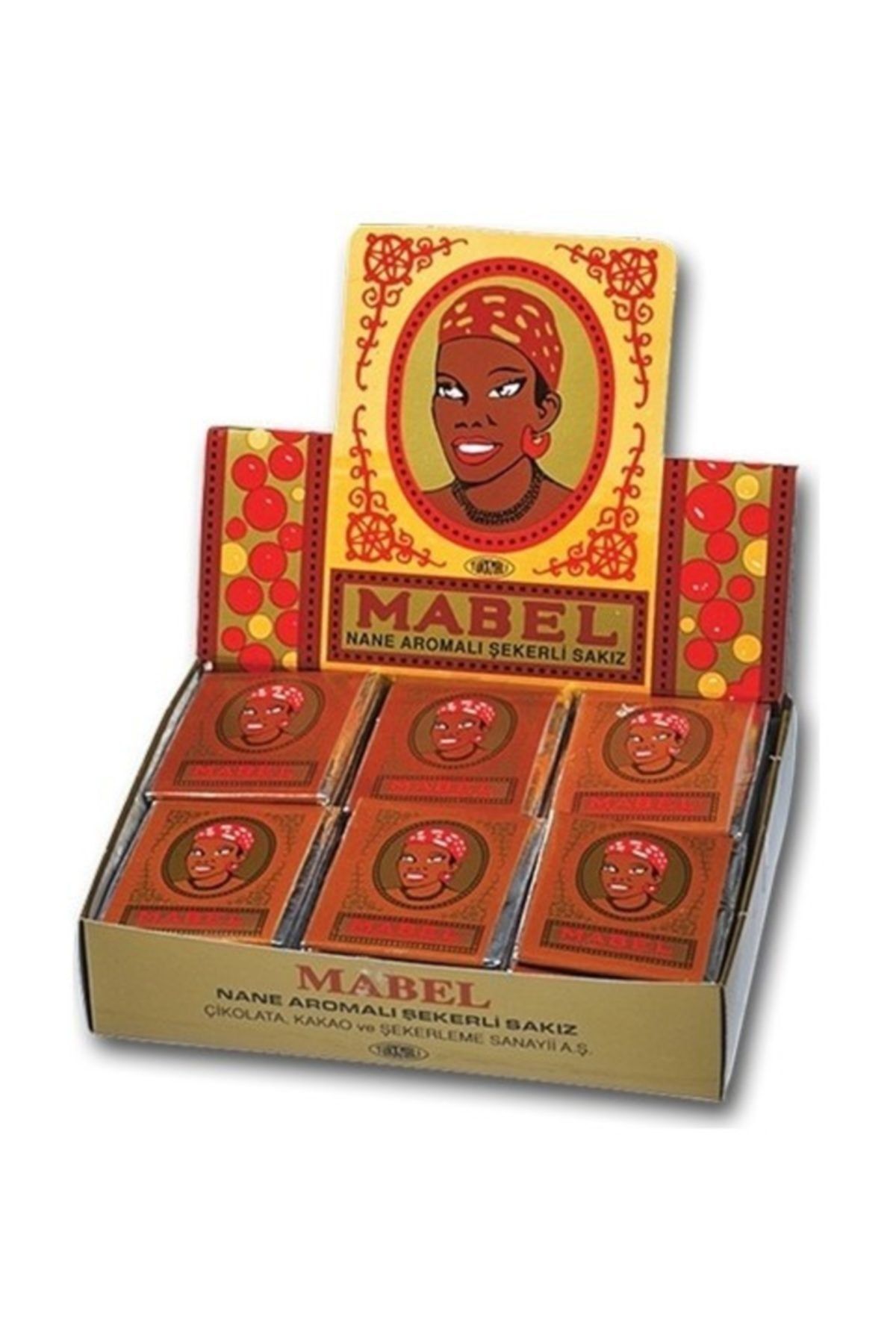Mabel Nane Aromalı Şekerli Sakız 60 Adet