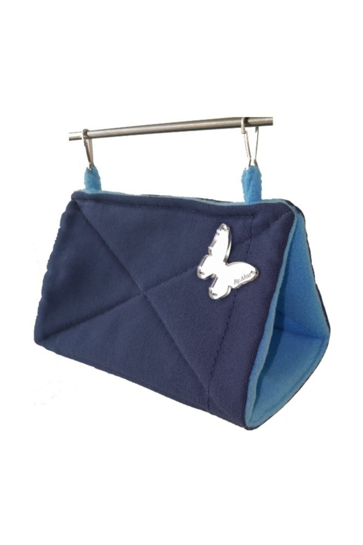 Akat Cosy Pretty Muhabbet Kuşu Uyku Hamağı (mavi)