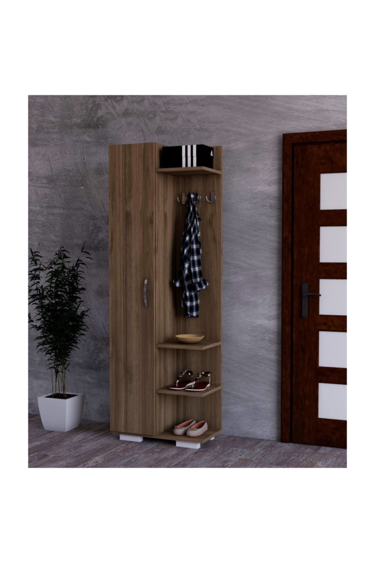 cantek Flexi Portmanto Ceviz