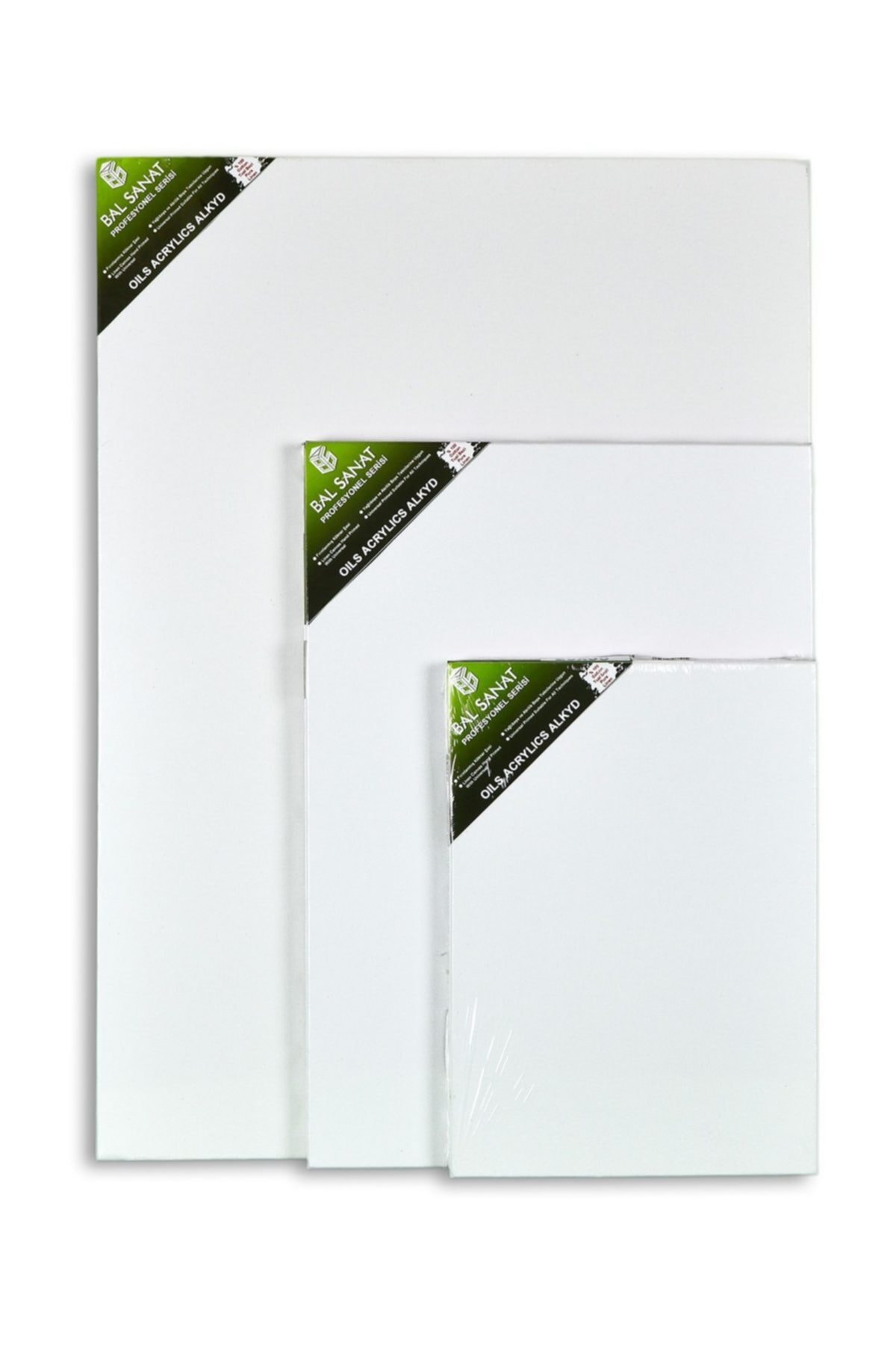 BAL SANAT 90*205 Profesyonel Tuval Yandan Zımbalı