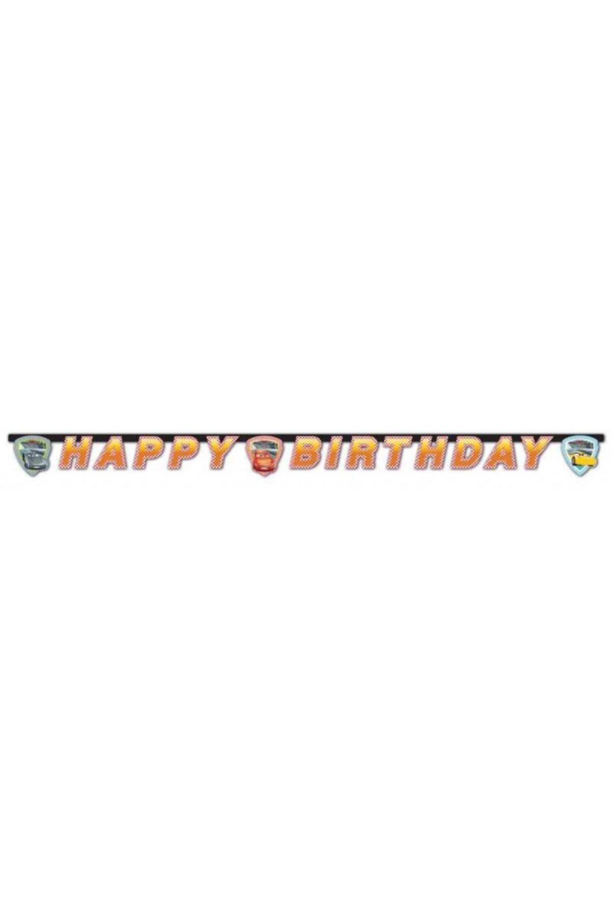 Partici Cars 3 Happy Birthday Harf Banner