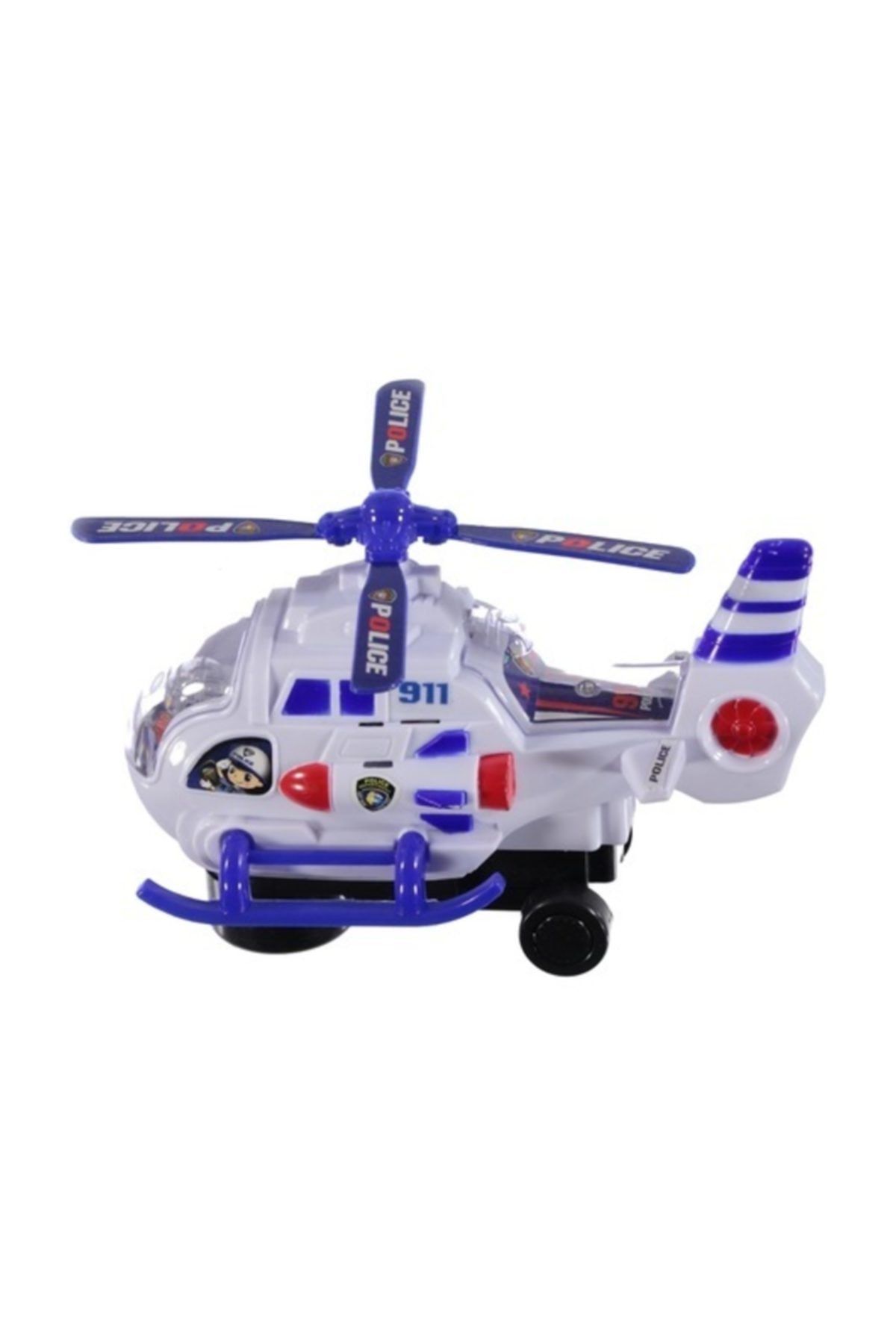 CAN Oyuncak Pilli Işıklı Sesli Polis Helikopter