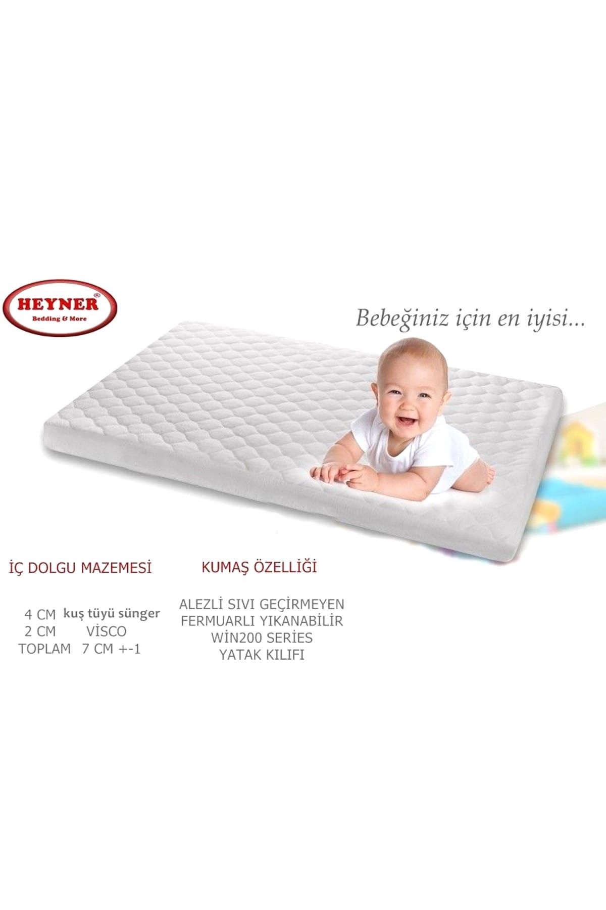 Heyner Alezli Visco Oyun Parkı Yatağı 60x120 Cm Sepet Beşik Yatağı