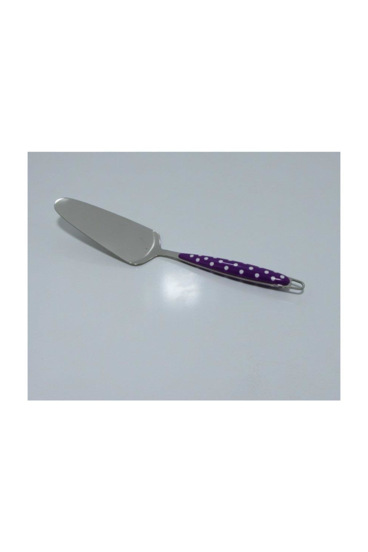 Emr züccaciye Puantiye Saplı Servis Spatula - Kürek 26 cm. Mor