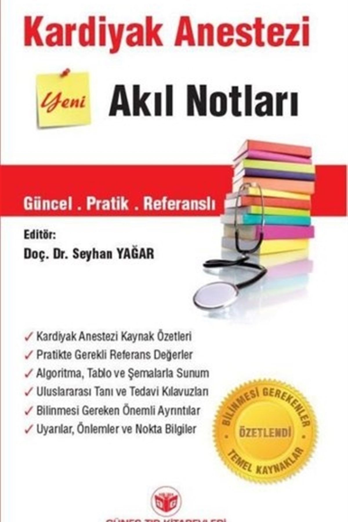 Güneş Tıp Kitabevi Kardiyak Anestezi Yeni Akıl Notları