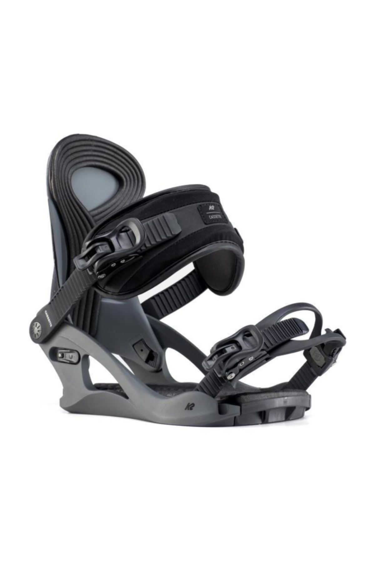 K2 Cassette Kadın Snowboard Bağlaması Siyah/gri