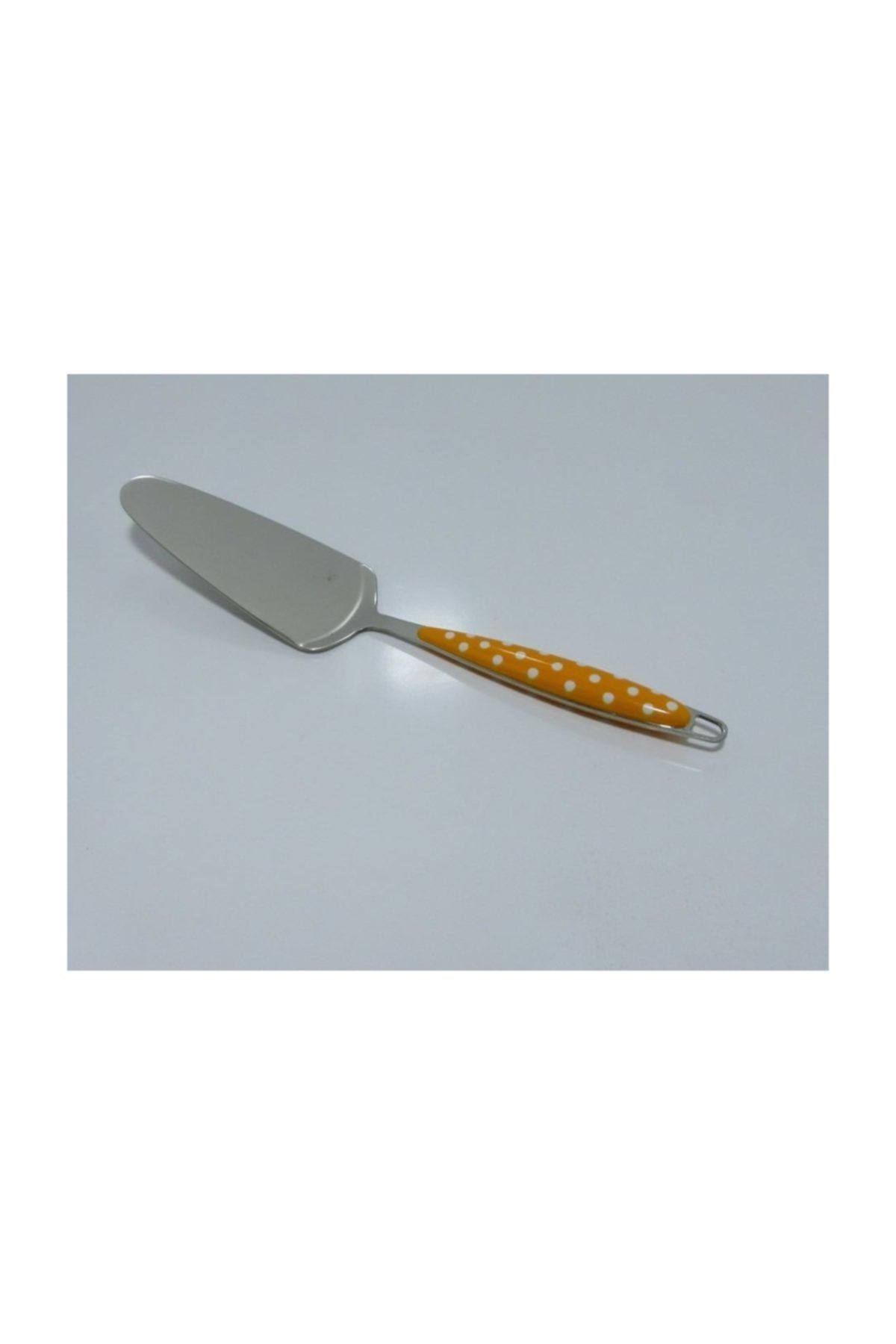 Emr züccaciye Puantiye Saplı Servis Spatula - Kürek 26 Cm. Turuncu