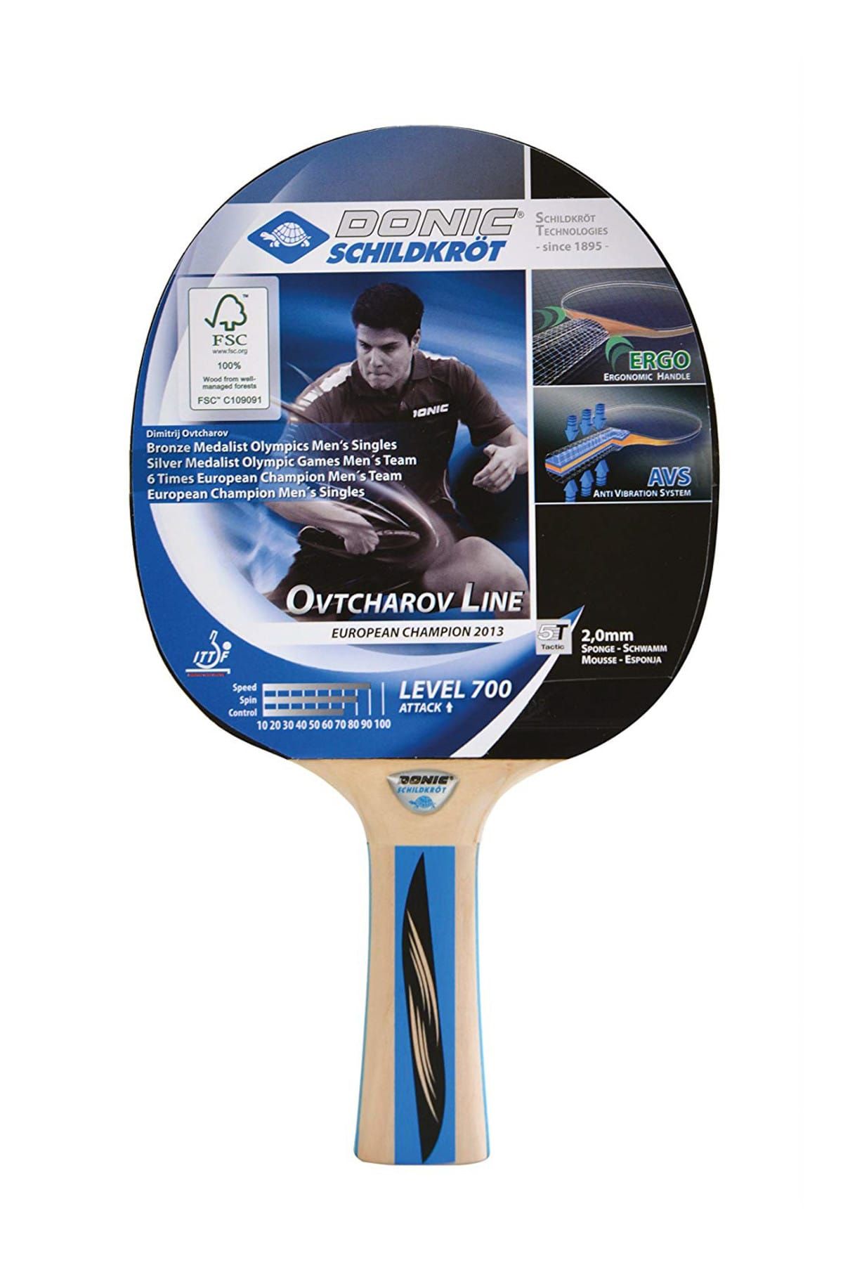 DONIC OVTCHAROV 700 RAKET (408)