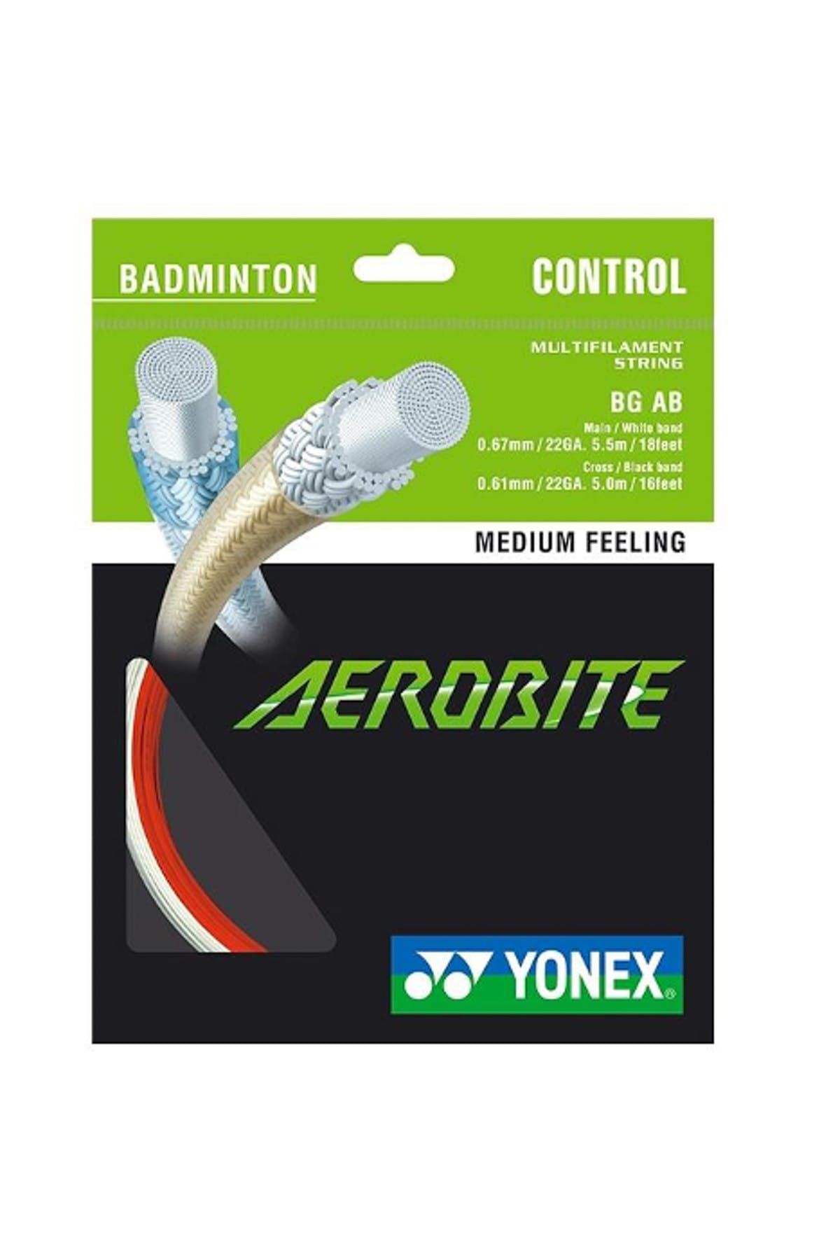 YONEX Unisex Badminton Kordajı - Aerobıte Badmınton Kordajı (10M) - AEO10