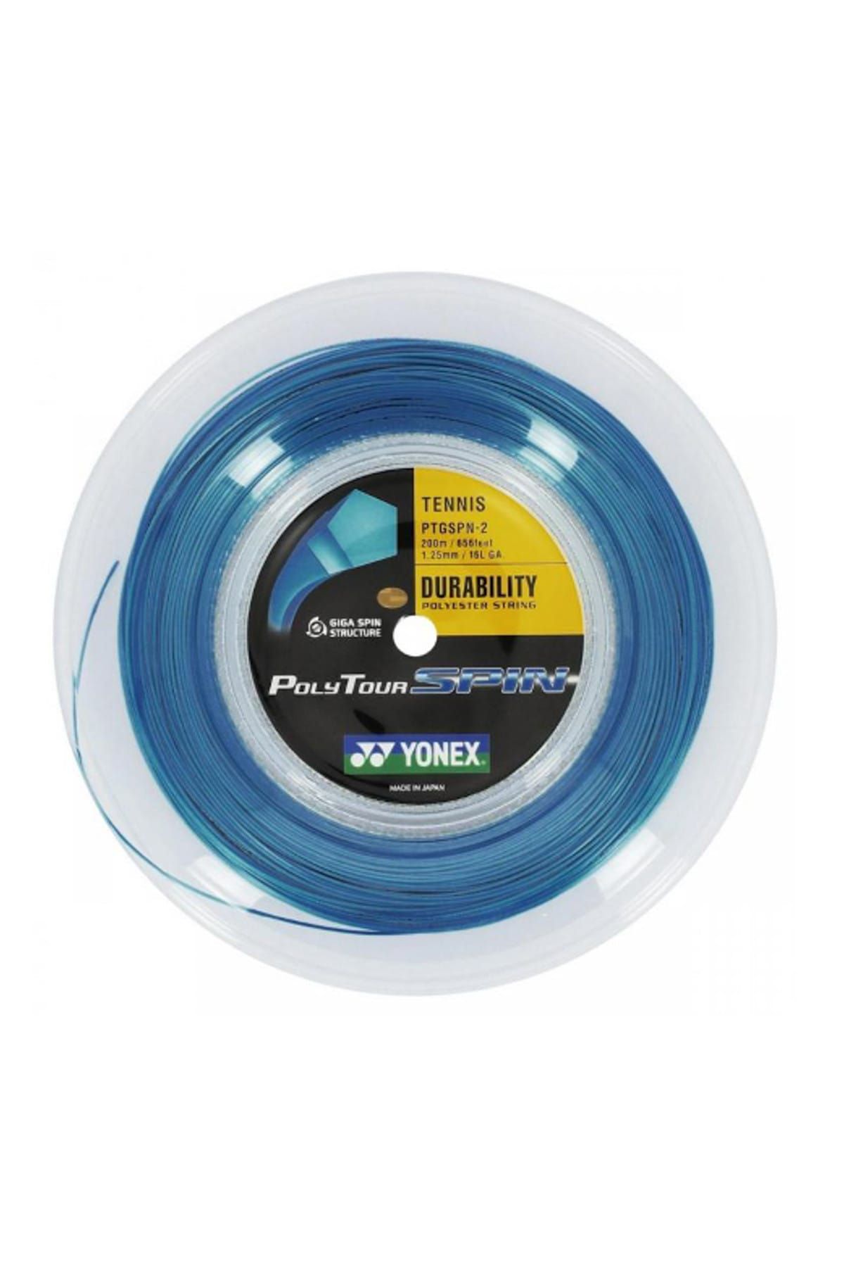 YONEX Unisex Tenis Kordajı - Poly Tour Spın 125 (200 M)  - S125-M