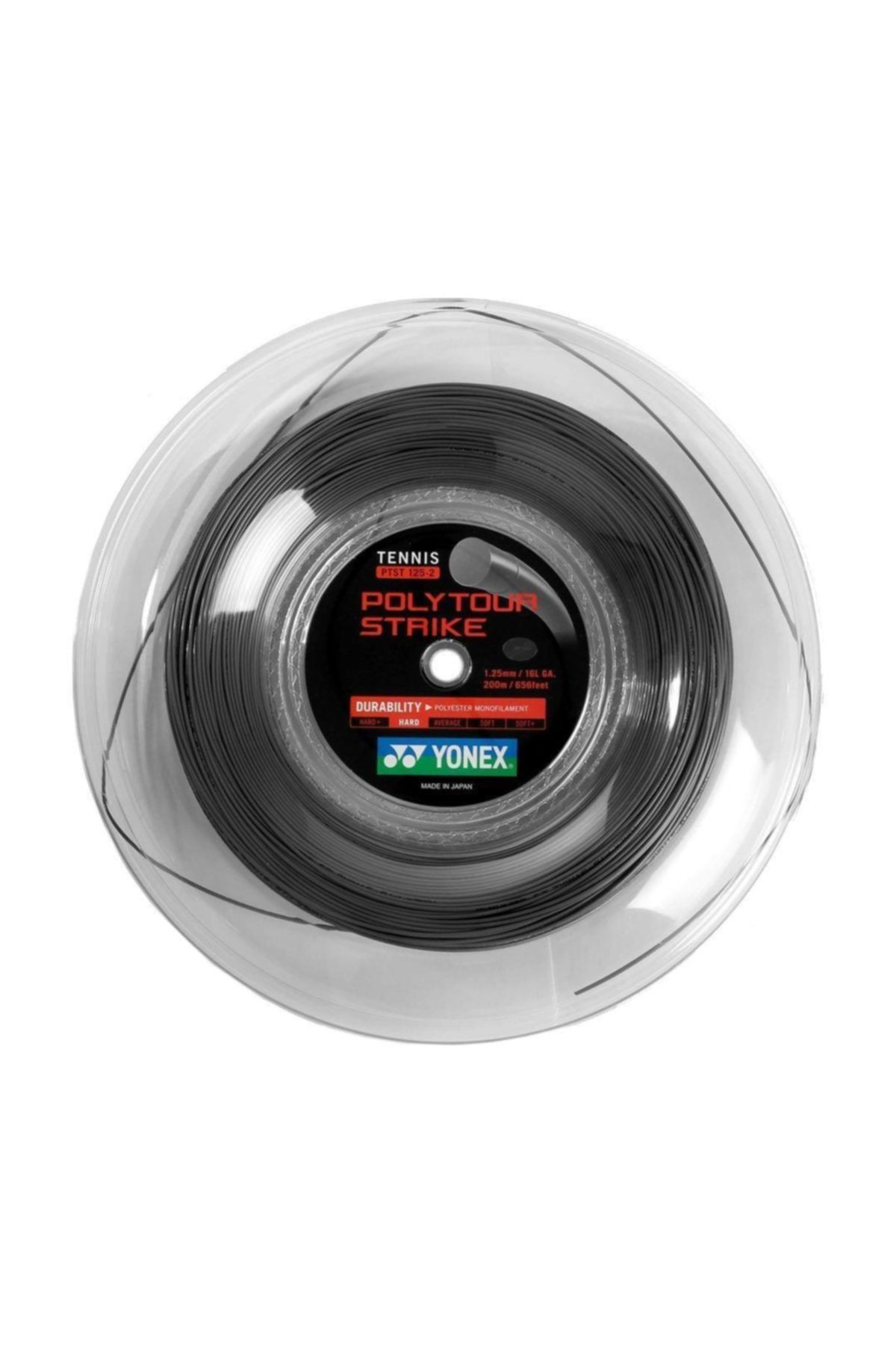 YONEX Poly Tour Strıke 1.25 200m Tenis Kordajı Füme
