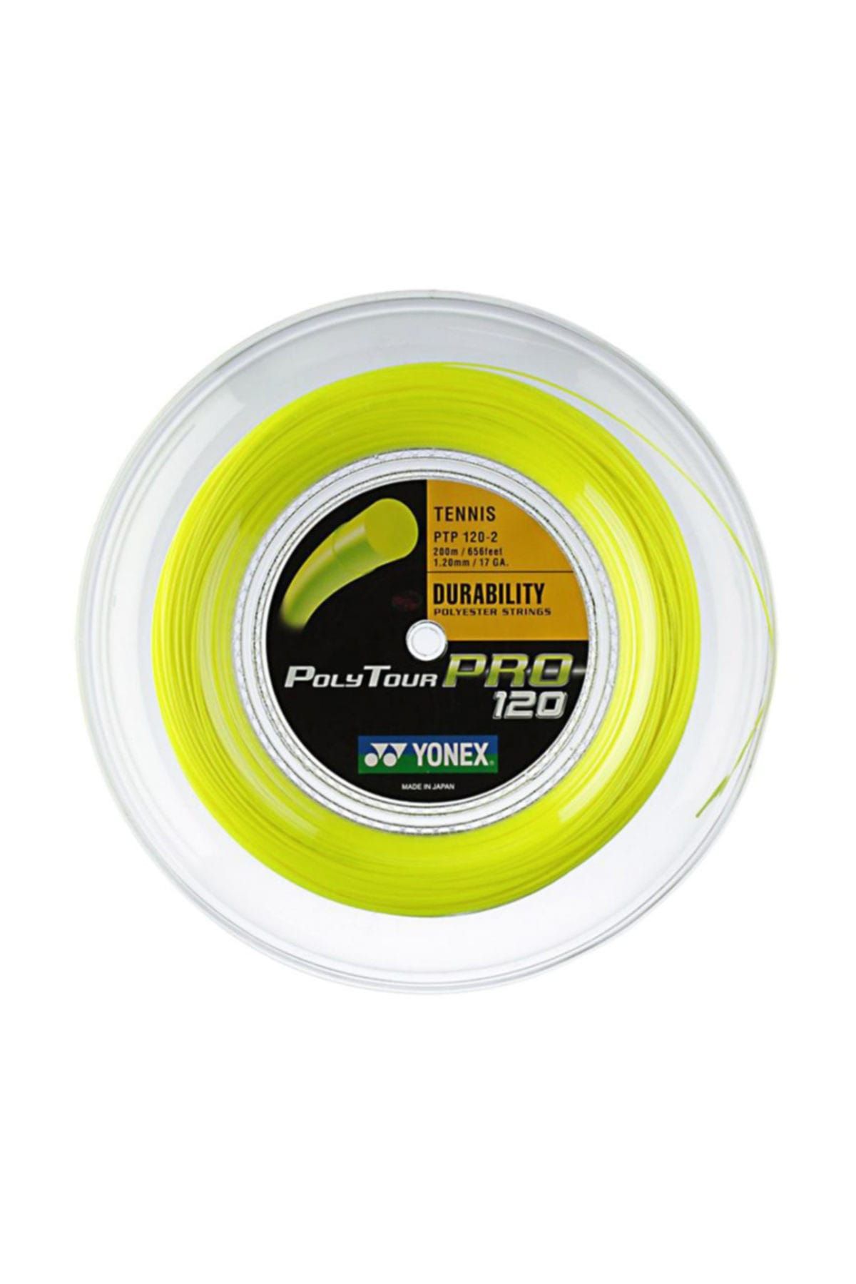 YONEX Unisex Tenis Kordajı - Poly Tour Pro 120 2 (200M)  - PT120-S
