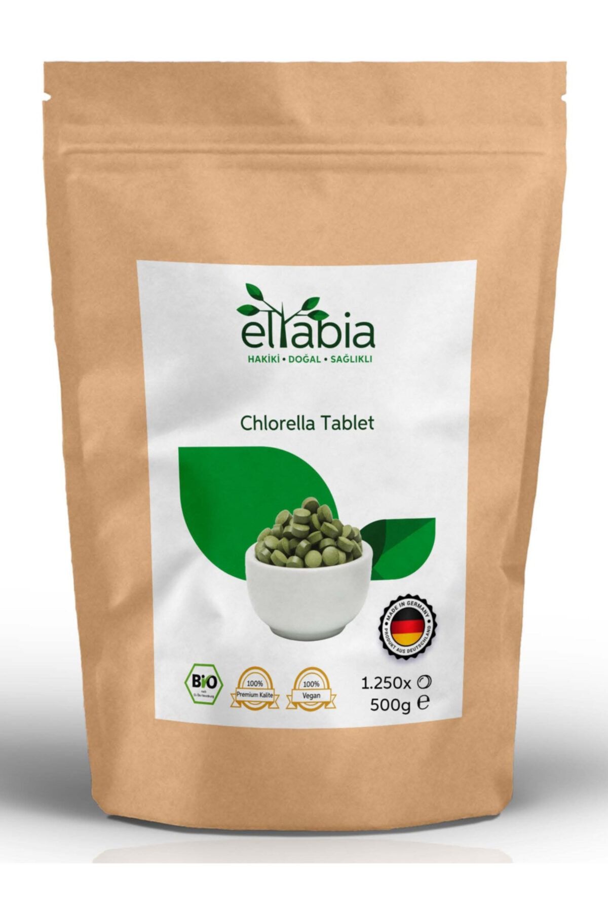 Eltabia Organik Chlorella 1.250 Tablet - 500g Alman Premium Kalite Ürünü