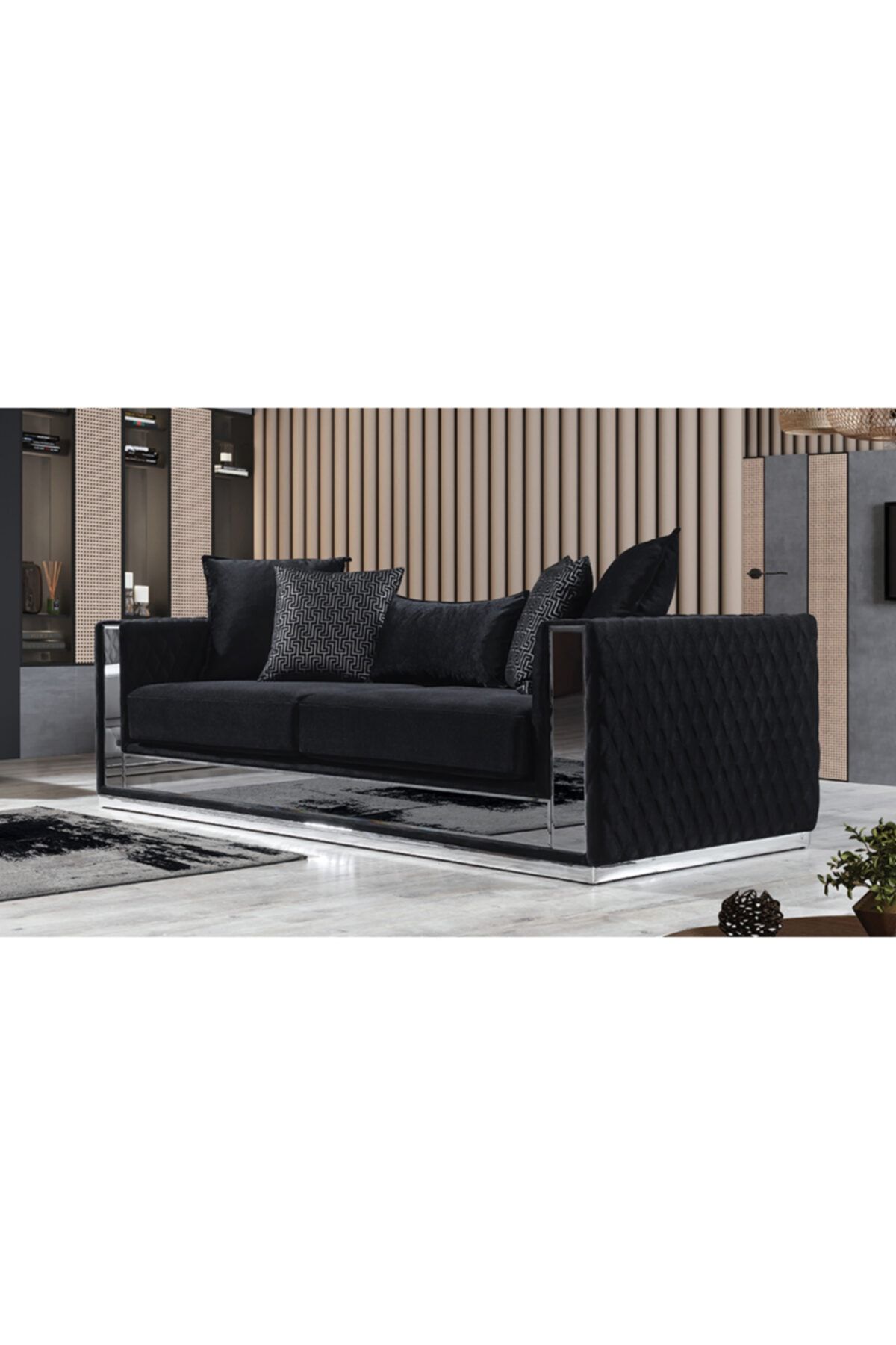 CaddeYıldız Sendi Luxury Aynalı Kanepe