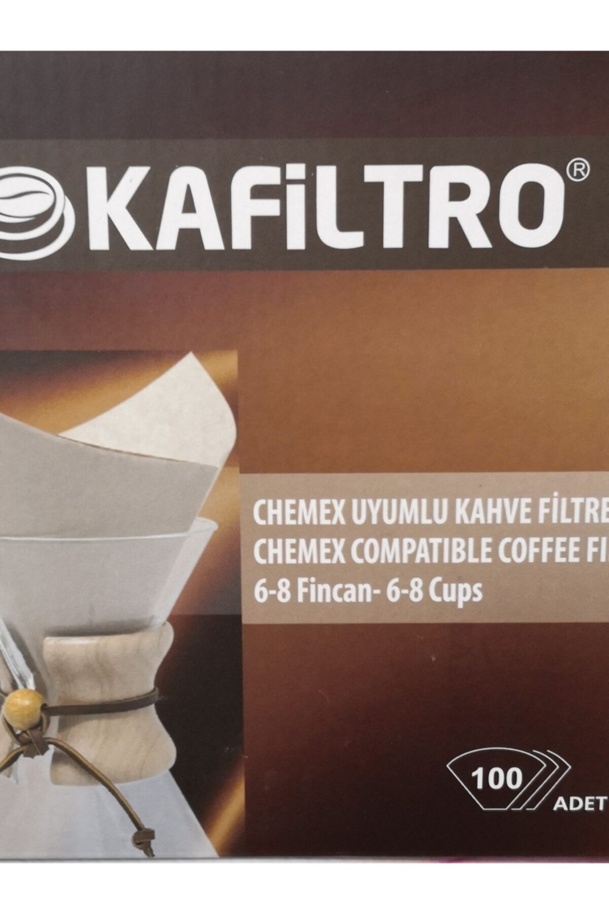 Kafiltro Evinekahve Chemex Uyumlu 6-8 Cup Filtre Kağıdı