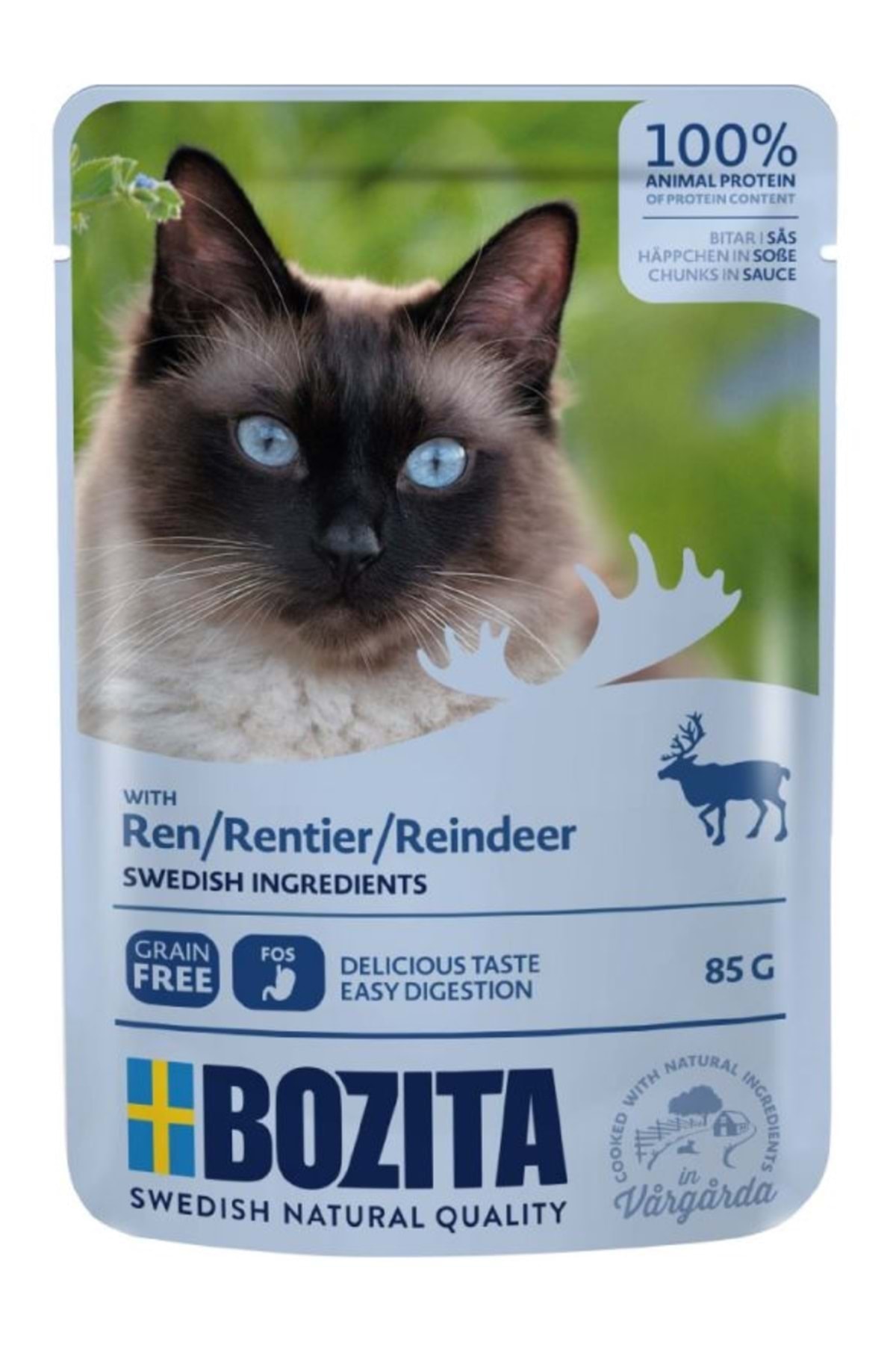 Bozita Yetişkin Jelly Geyikli Kedi Yaş Maması 85 gr