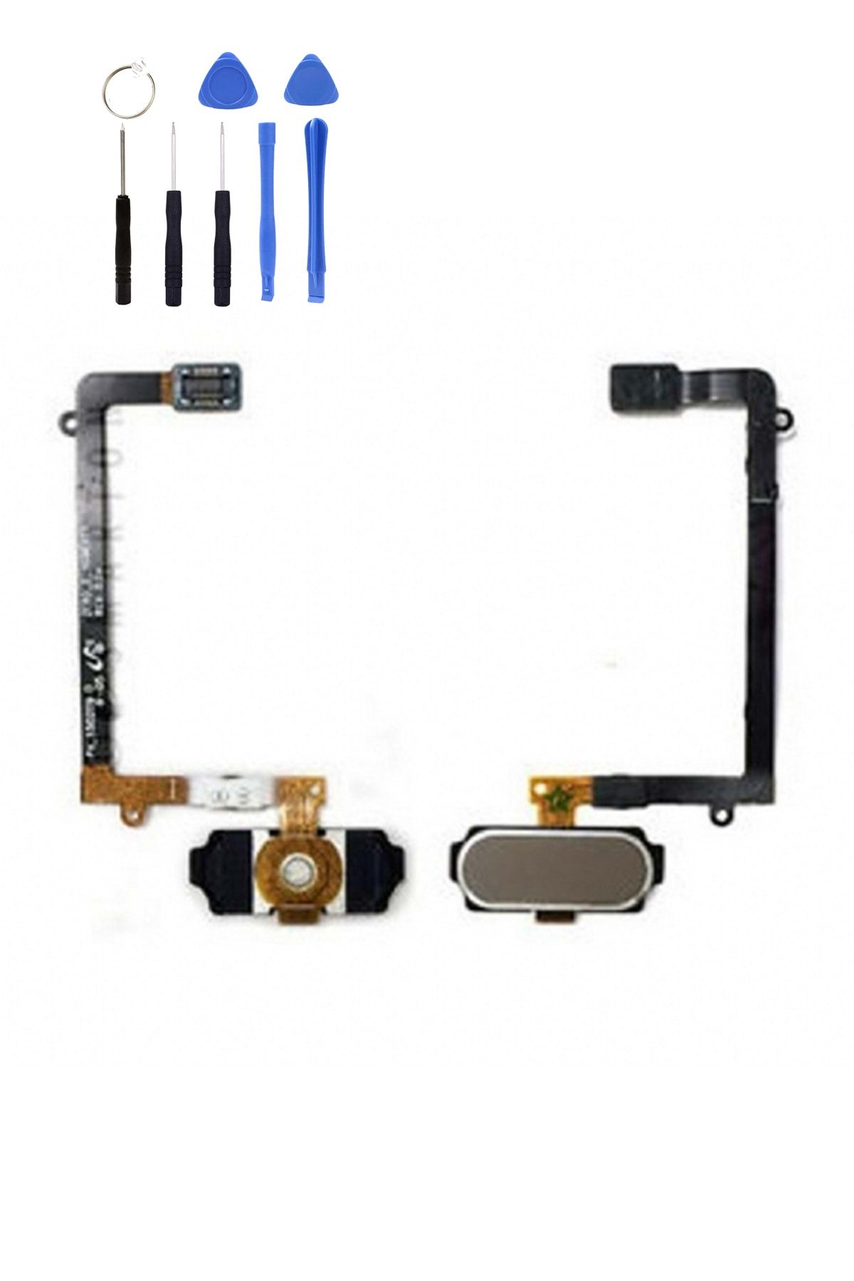 Tk Tech Samsung A7 2016 A9 Home Tuş Bordu Siyah Tamir Seti Yanında
