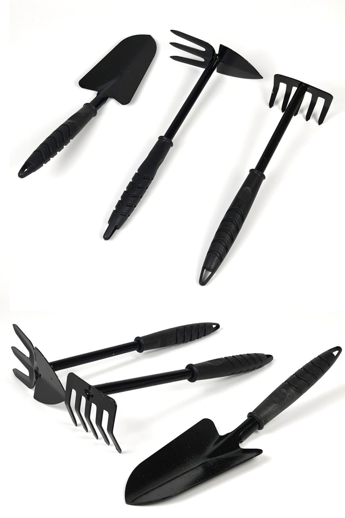 Binbirreyon Bahçe Alet Seti El Aleti Çapa Tırmık Kürek Set 33cm 3 Parça Set Ab028