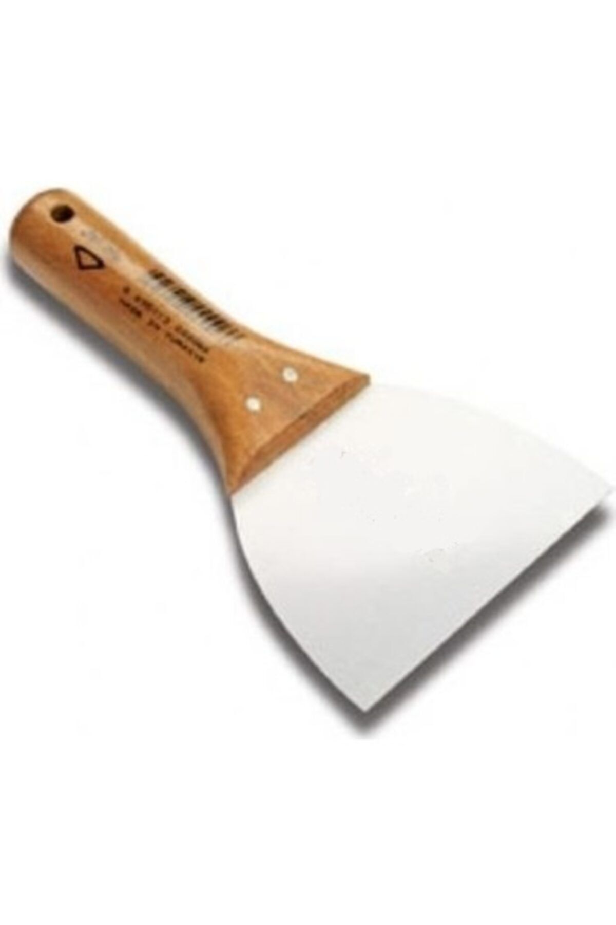 GrossAVM Ahşap Saplı Macun Spatulası - Alçı Spatulası 1. Kalite - 14 Cm
