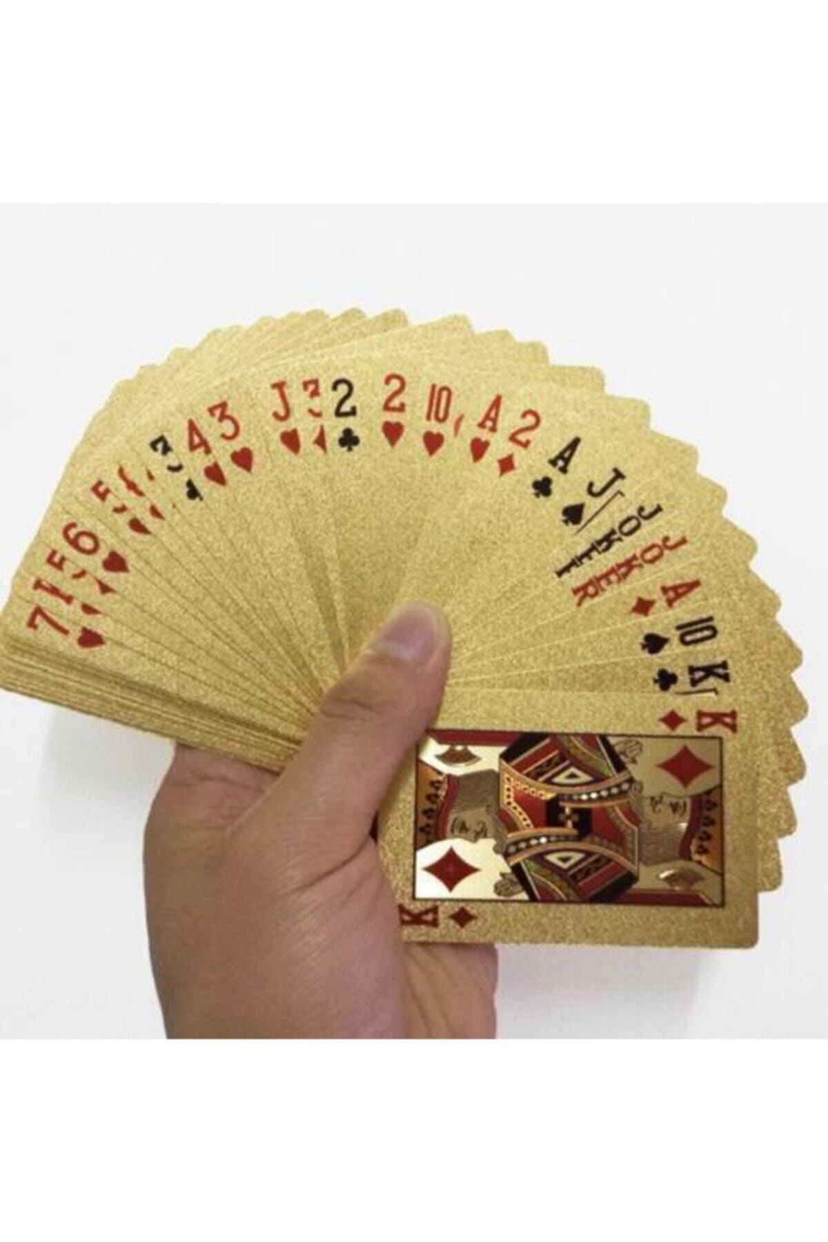 DG Store Altın Kaplama Iskambil Oyun Kartı