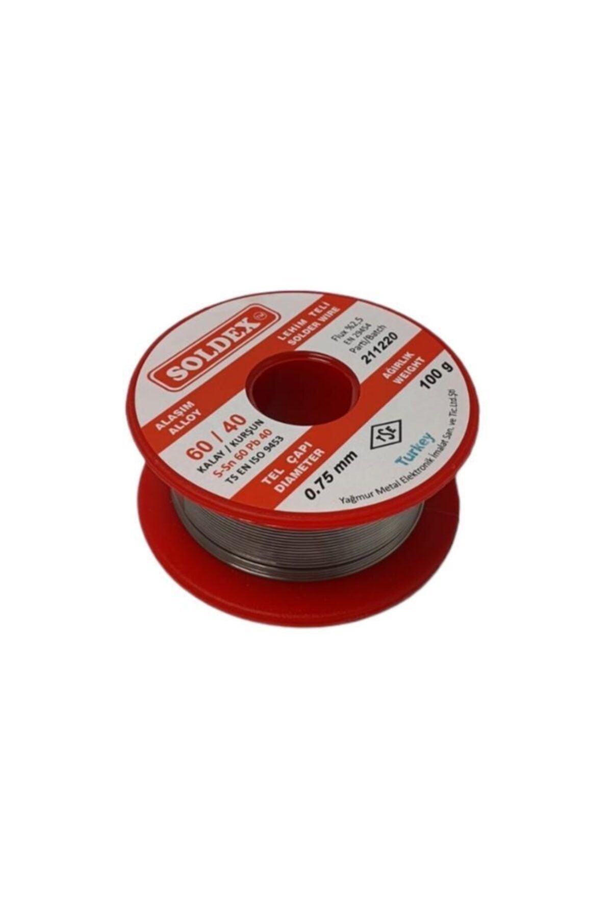 Soldex 100gr 0.75mm 60/40 Lehim Teli