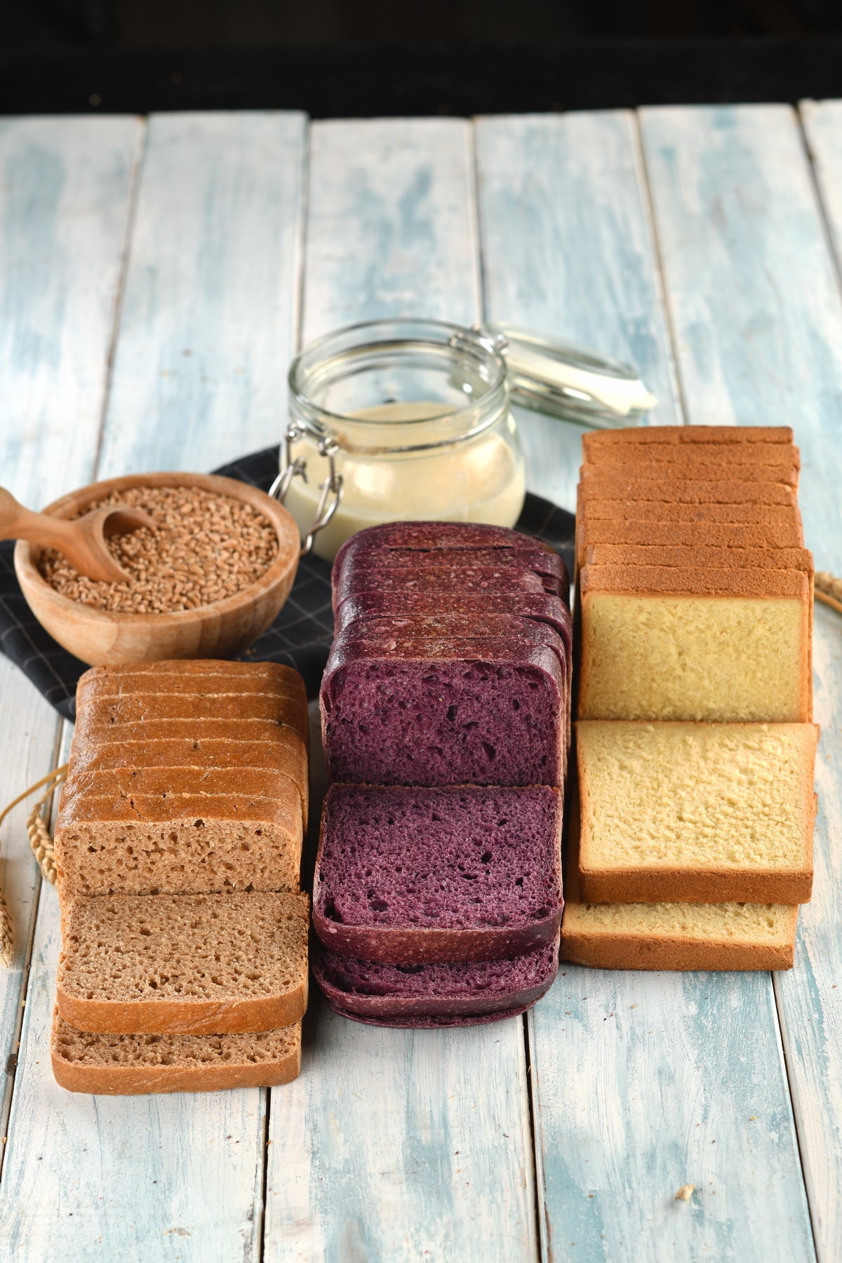 Farro Artisan Tost, Mor Ve Siyez Ekmeği 3x500 gr Mini 3'lü Paket