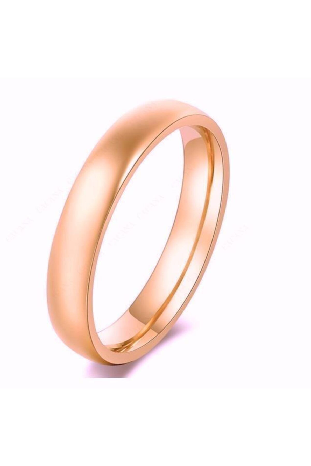 MİLET KUYUMCULUK 6mm Rose Düz Bombe Klasik Alyans