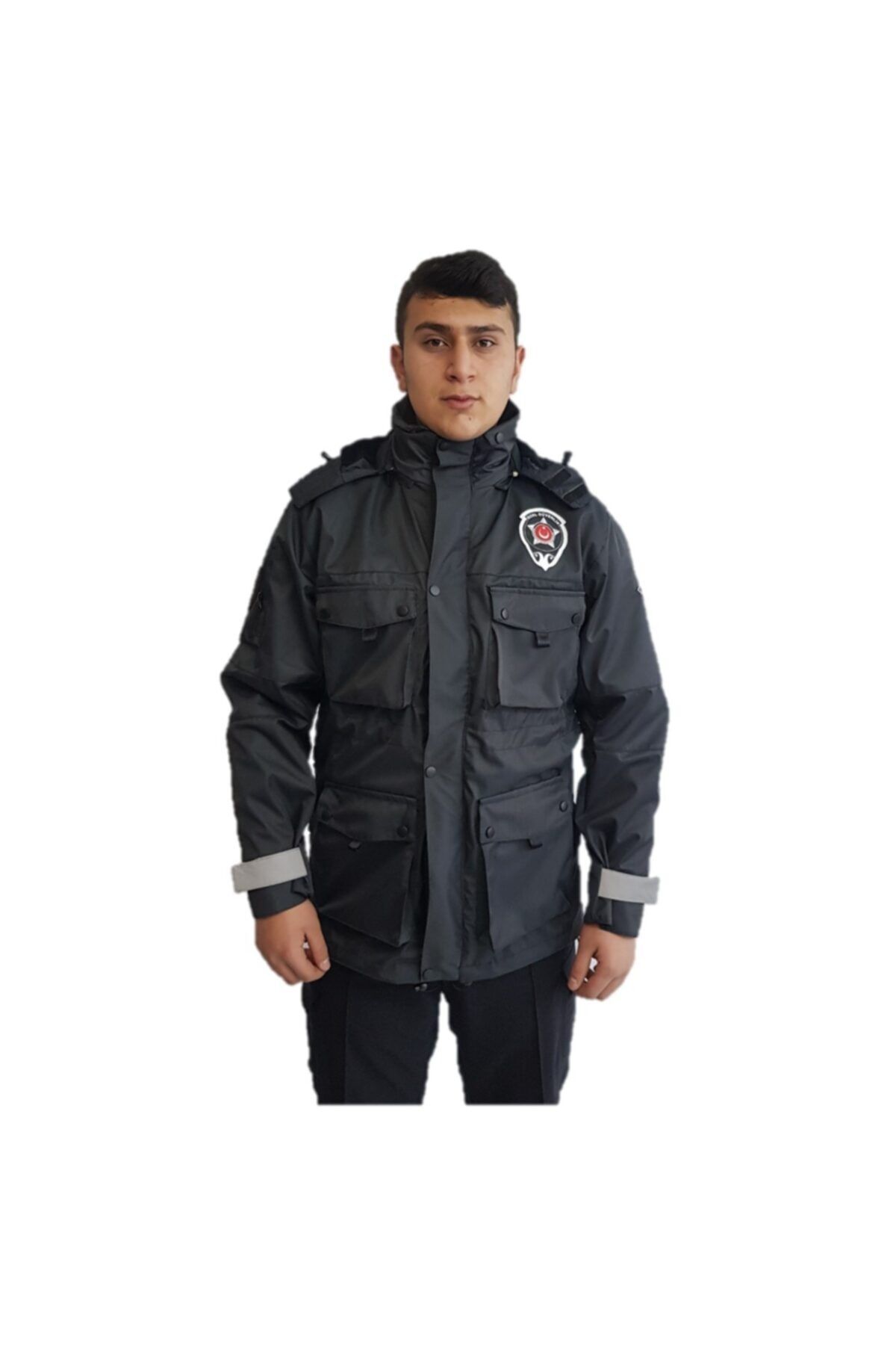 BAYRAKGİYİM Yeni Tip Kamu Özel Güvenlik Kadın Kabanı (iç Montlu) (iç+dış)