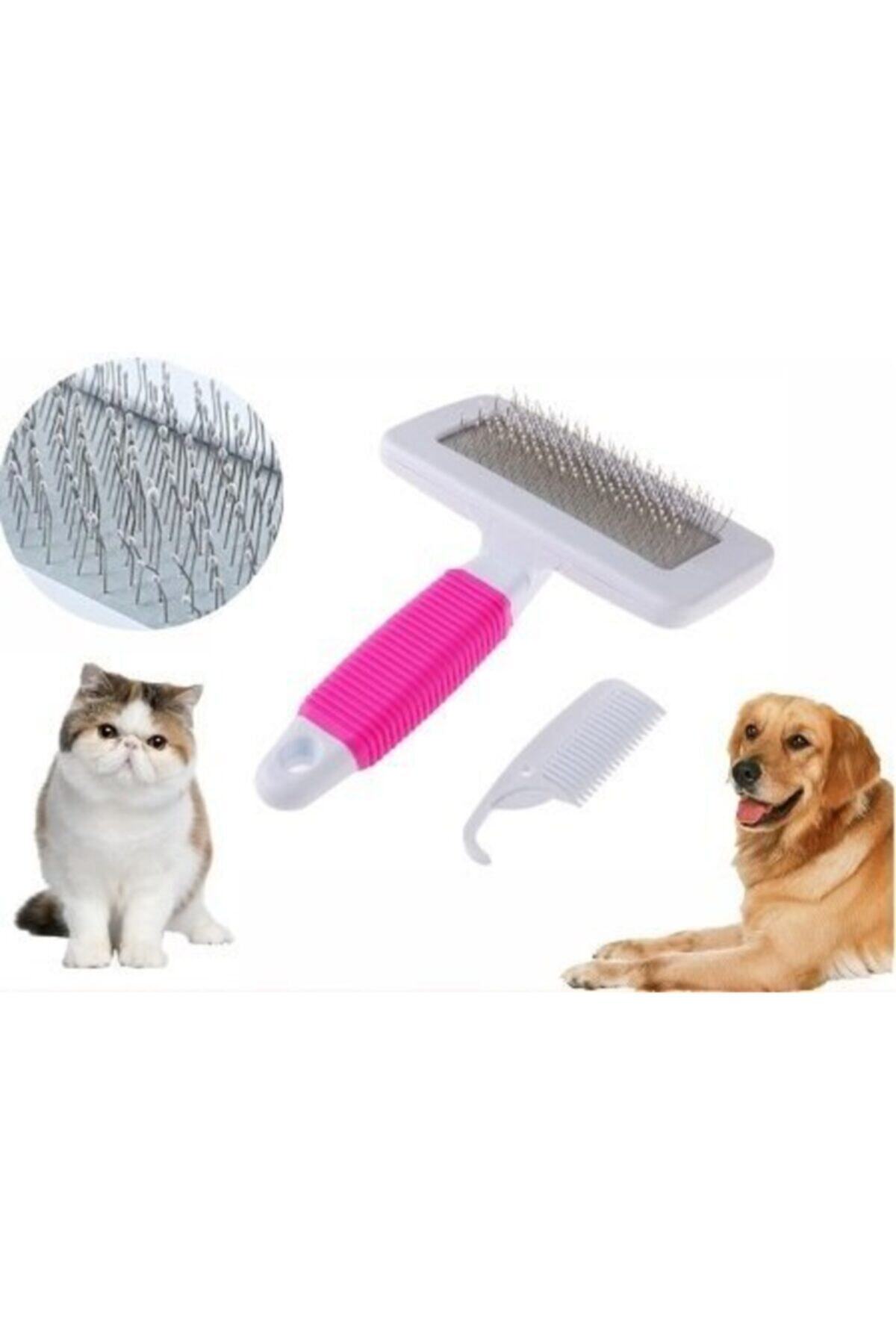 Sweet Plastik Uçlu Kedi Köpek Tarağı 9*14 Cm
